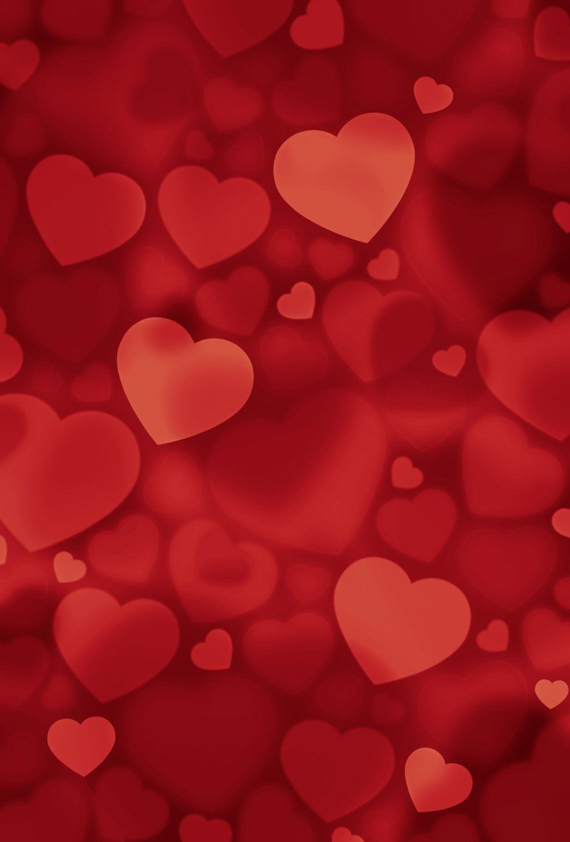 Red Hearts Wallpapers Free Download - Red Wallpaper With Hearts , HD Wallpaper & Backgrounds