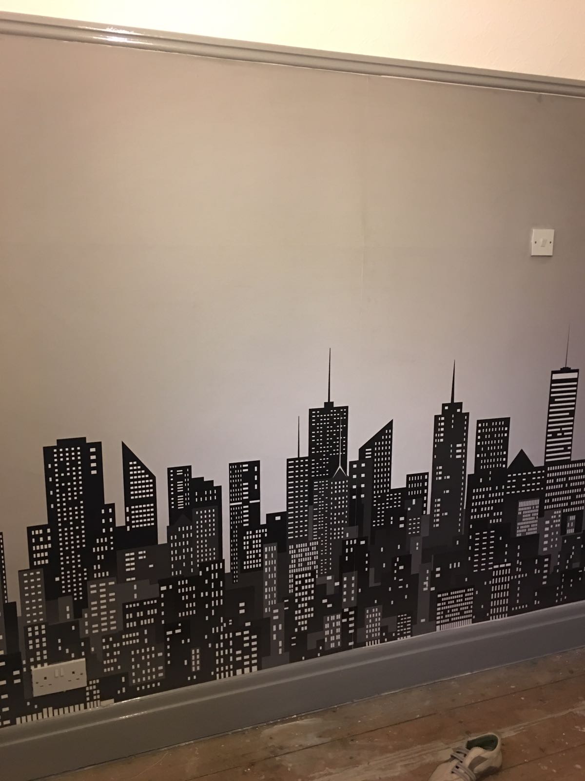 New Superhero City Wallpaper Mural - Tower Block , HD Wallpaper & Backgrounds