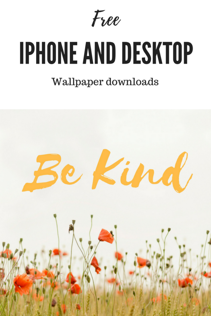 Be Kind {free Desktop Wallpaper} - Desktop Wallpaper Be Kind , HD Wallpaper & Backgrounds