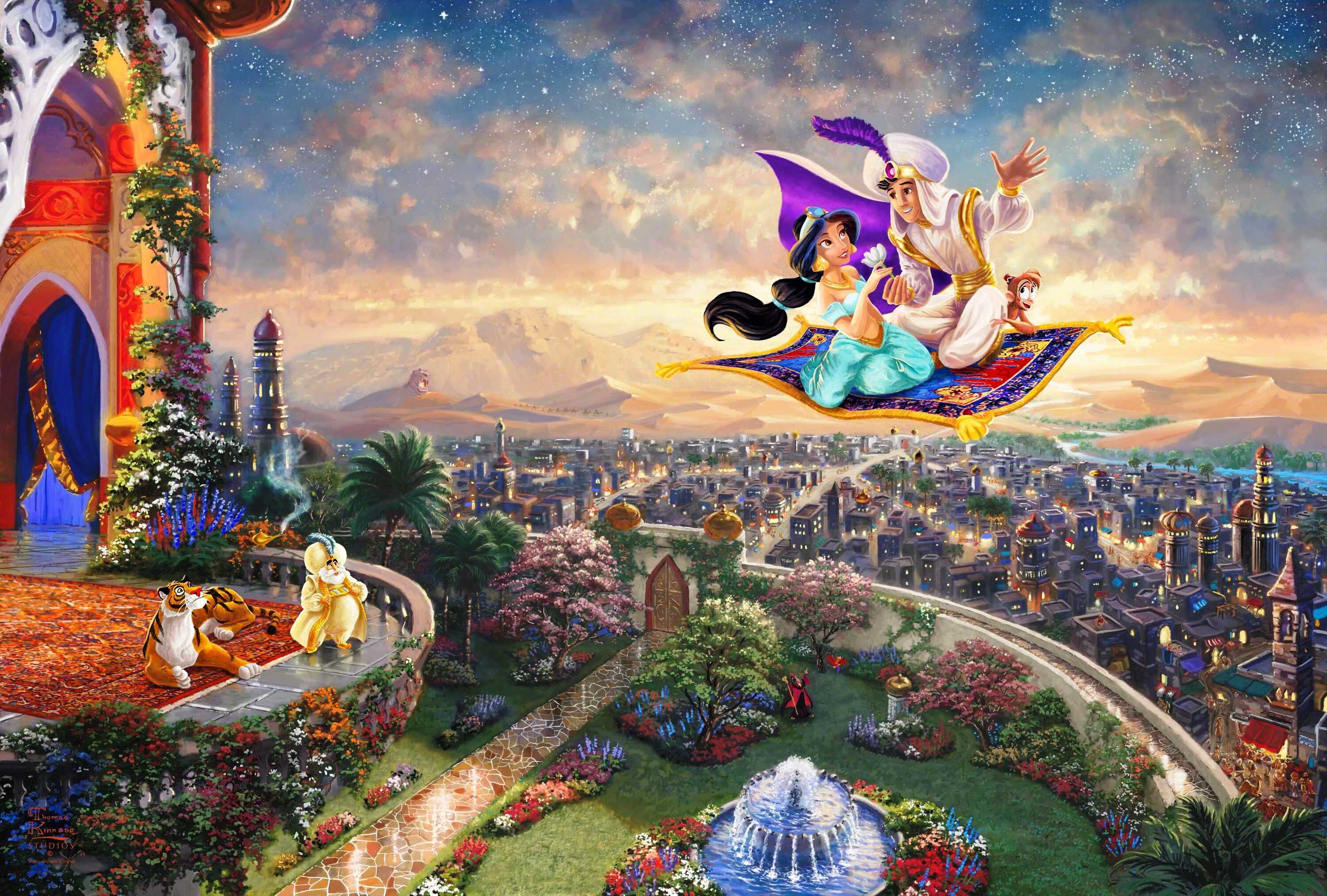 Wallpapers - Thomas Kinkade Disney , HD Wallpaper & Backgrounds