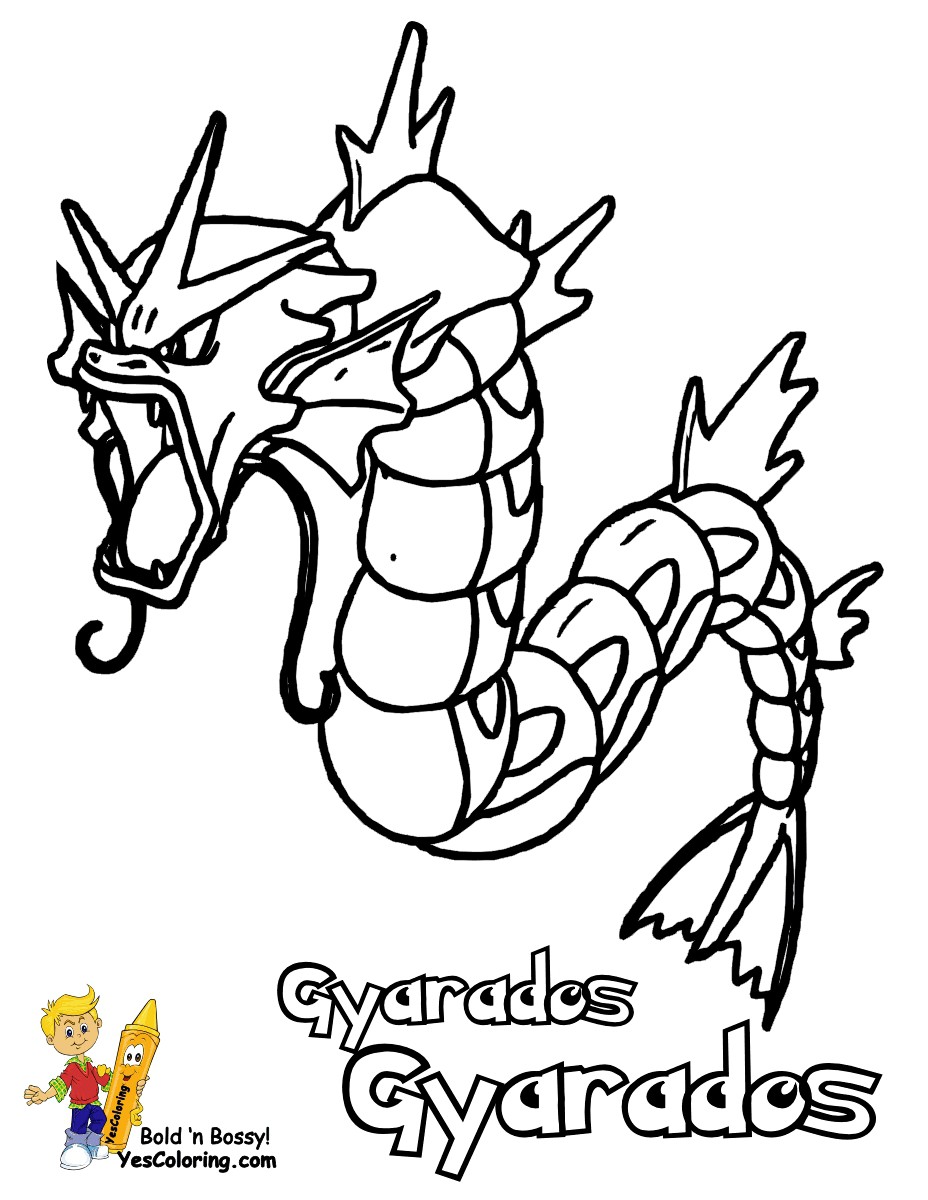 Pokemon Coloring Pages Gyarados Wallpaper Details - Pokemon Gyarados Coloring Pages , HD Wallpaper & Backgrounds