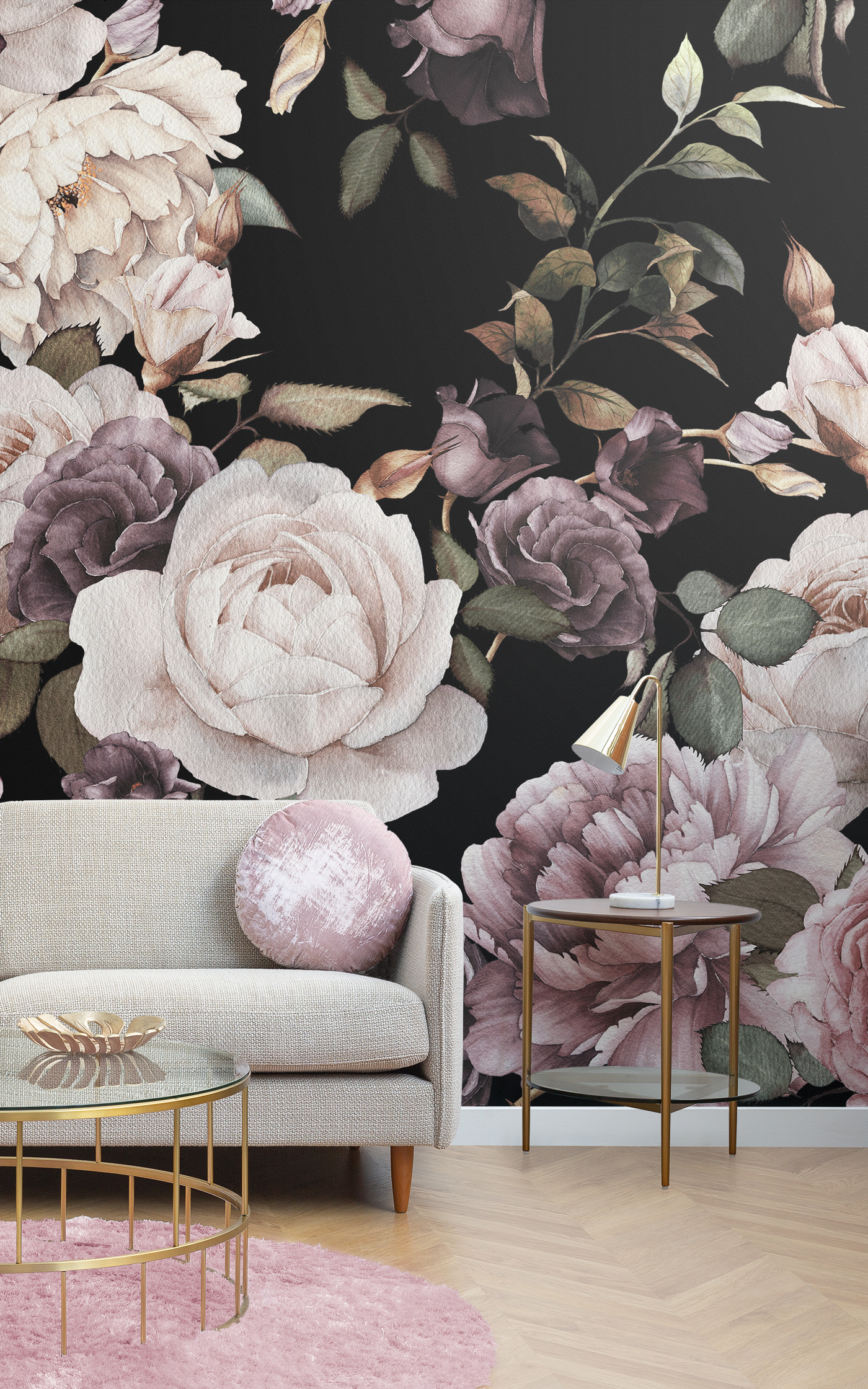 Floral Mural Wallpaper Uk , HD Wallpaper & Backgrounds