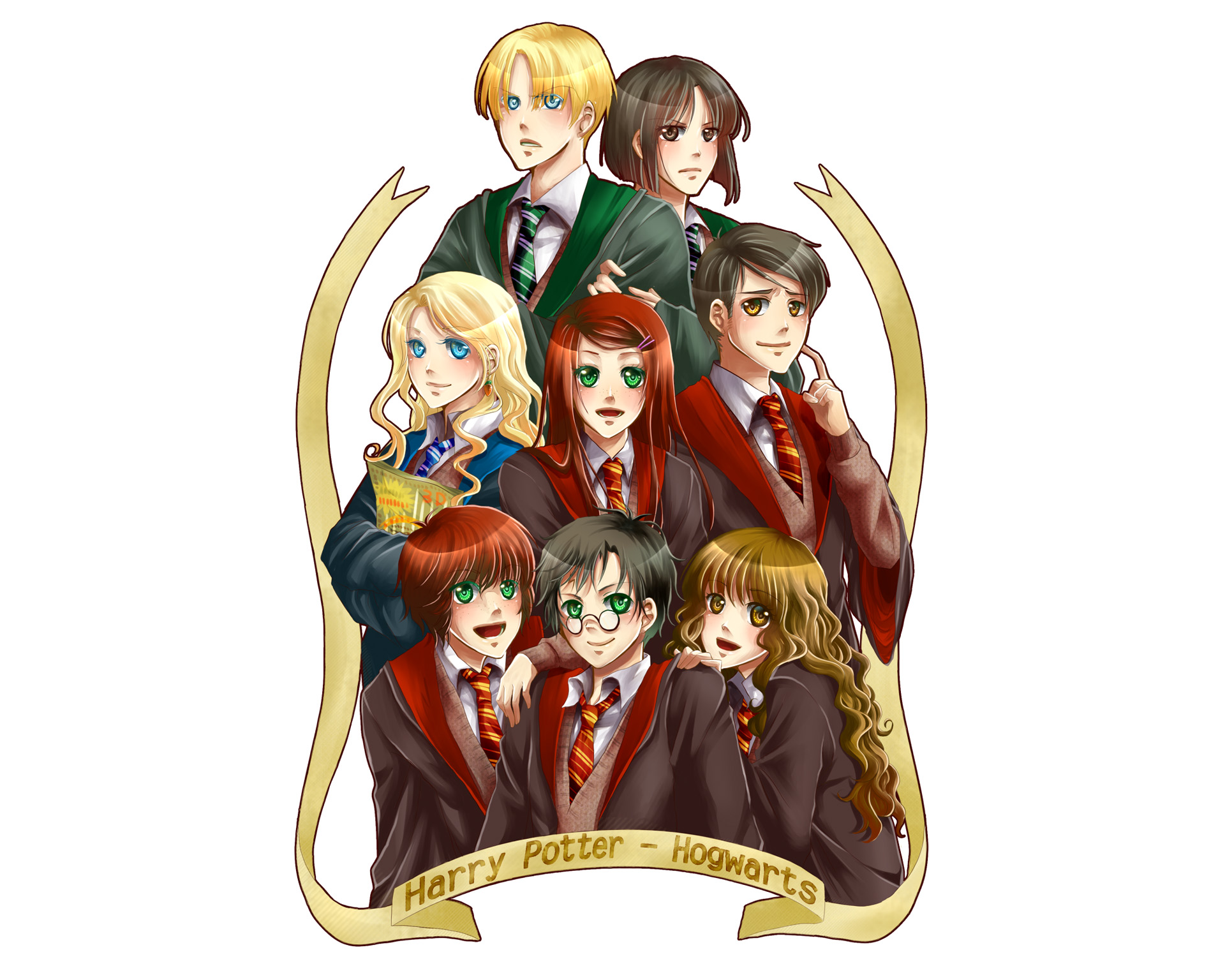 Harry Potter Wallpaper Anime , HD Wallpaper & Backgrounds