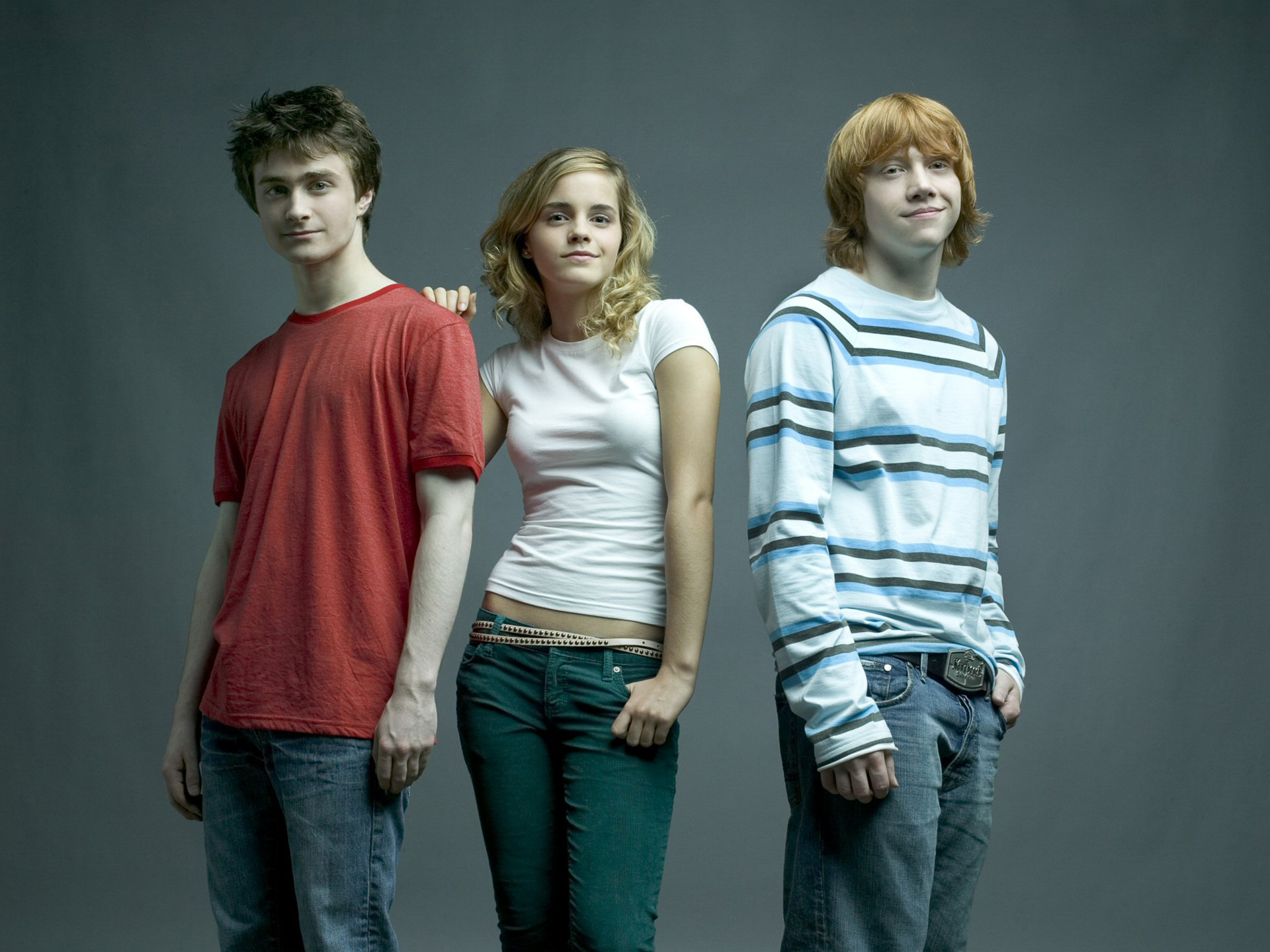 Emma Watson Daniel Radcliffe Harry Potter Cast - Daniel Radcliffe Harry Potter Casting , HD Wallpaper & Backgrounds