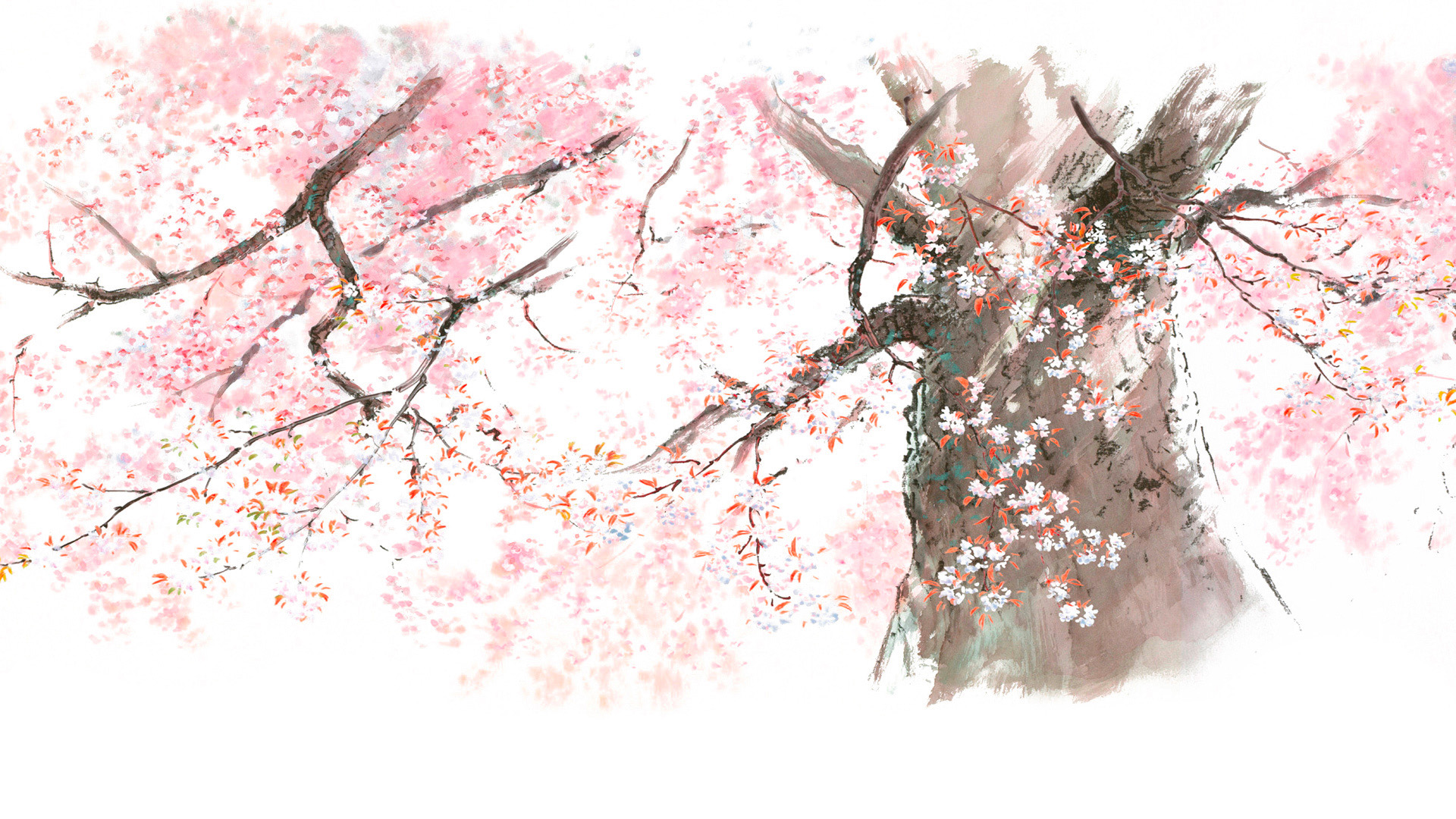 The Tale Of The Princess Kaguya Wallpaper - Tale Of Princess Kaguya , HD Wallpaper & Backgrounds