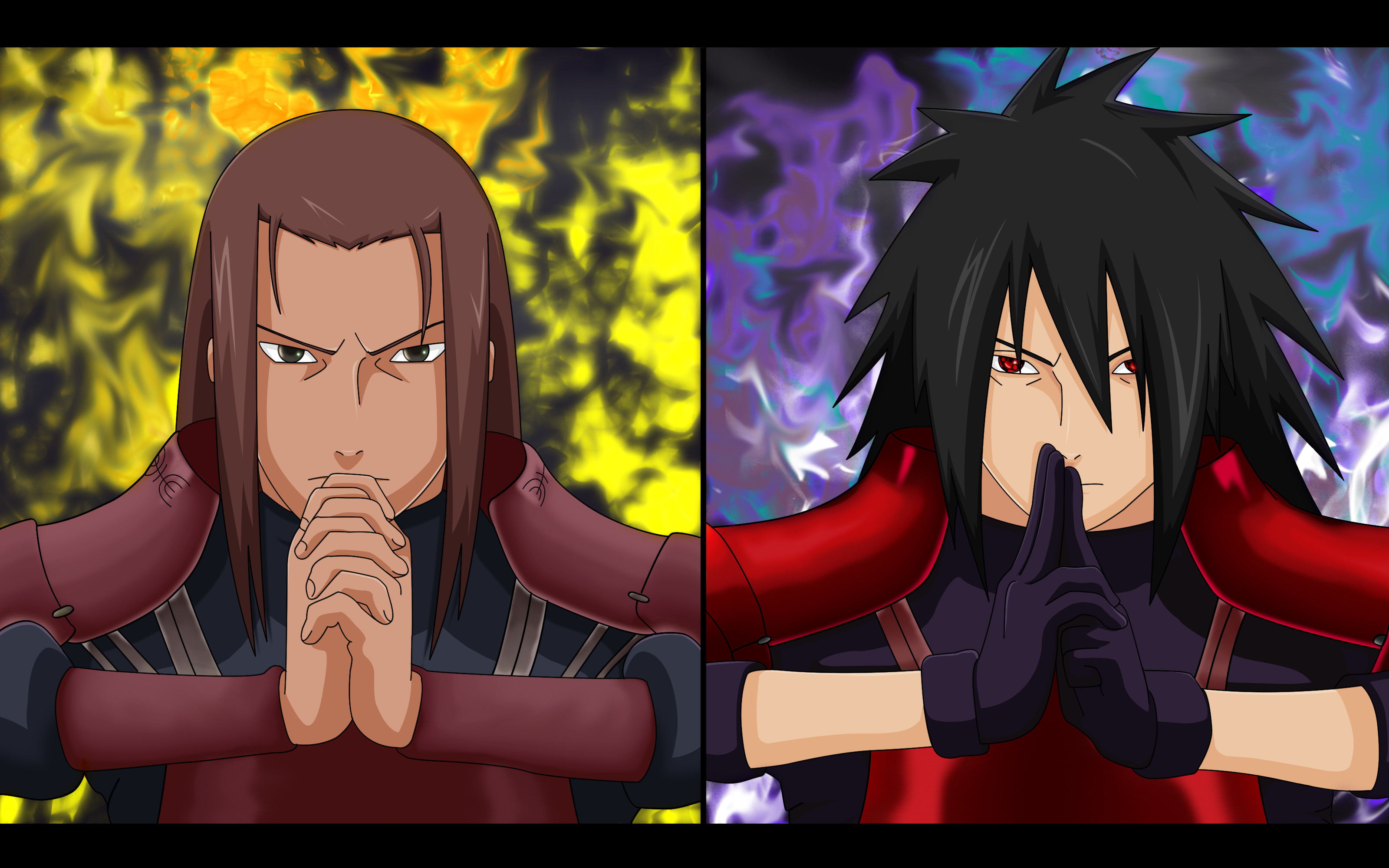 Naruto Shippuuden, Uchiha Madara, Hashirama Senju Wallpapers - Madara And Hashirama Wallpaper Hd , HD Wallpaper & Backgrounds