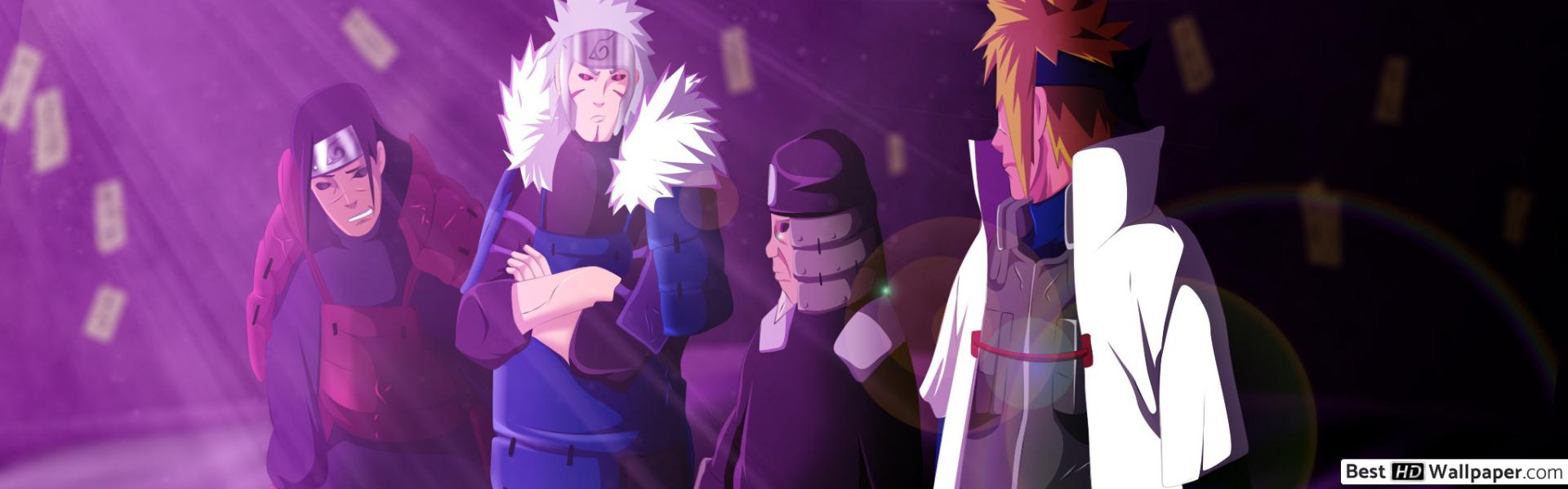 Dual Wide - Naruto Tobirama And Hashirama , HD Wallpaper & Backgrounds