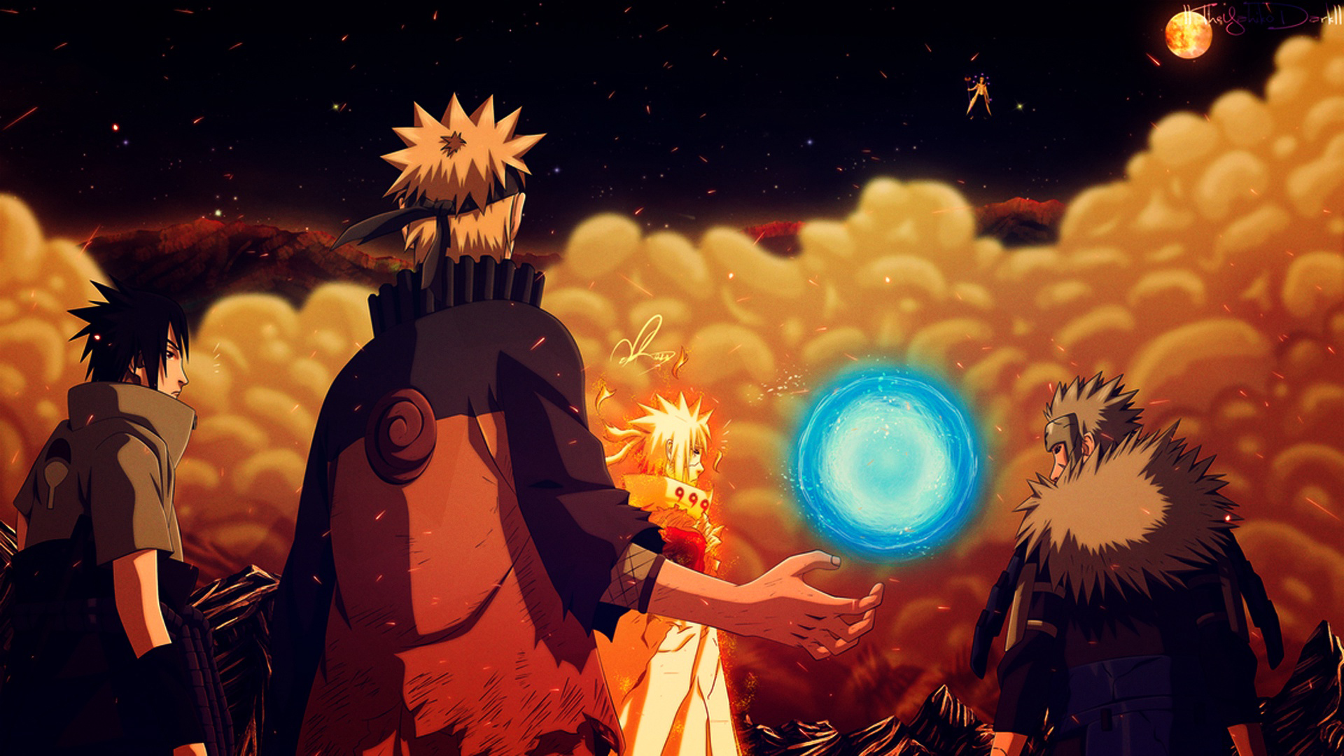 And Madara - Naruto Minato Sasuke Tobirama Vs Obito , HD Wallpaper & Backgrounds