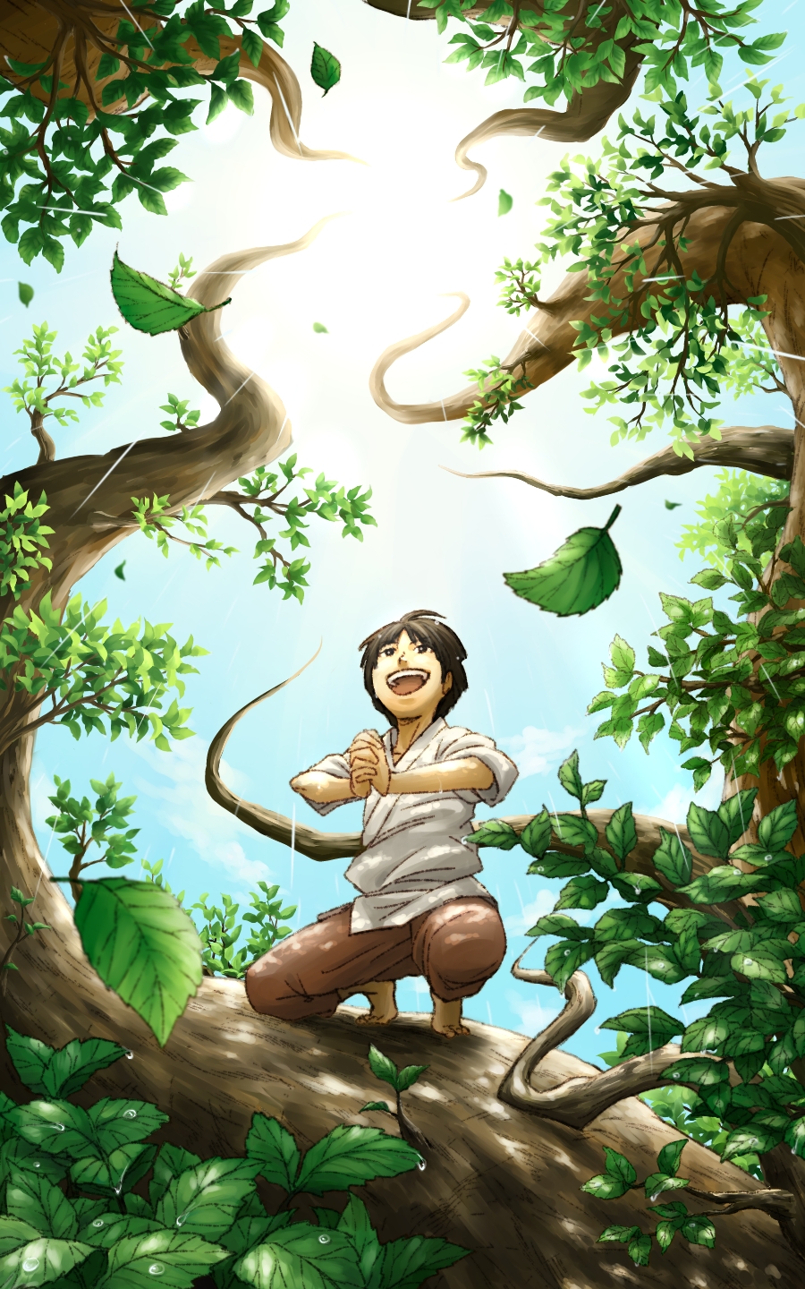 Senju Hashirama Download Senju Hashirama Image - Naruto Oc Wood Release , HD Wallpaper & Backgrounds