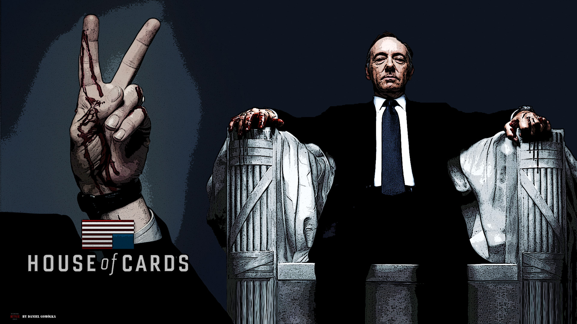 House Of Cards Kevin Spacey Francis Underwood Wallpaper - Season 1 House Of Cards Poster , HD Wallpaper & Backgrounds
