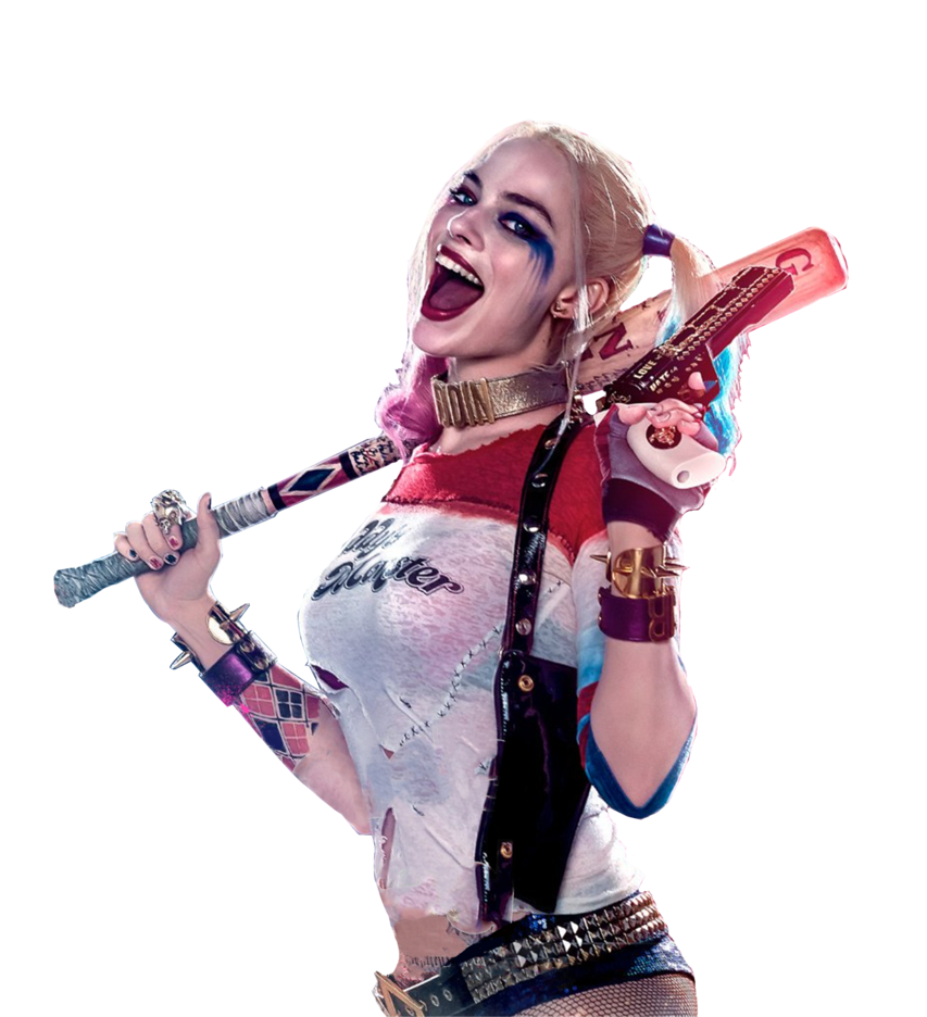 Harley Quinn Clipart Tumblr Transparent - Harley Quinn Margot Robbie Png , HD Wallpaper & Backgrounds