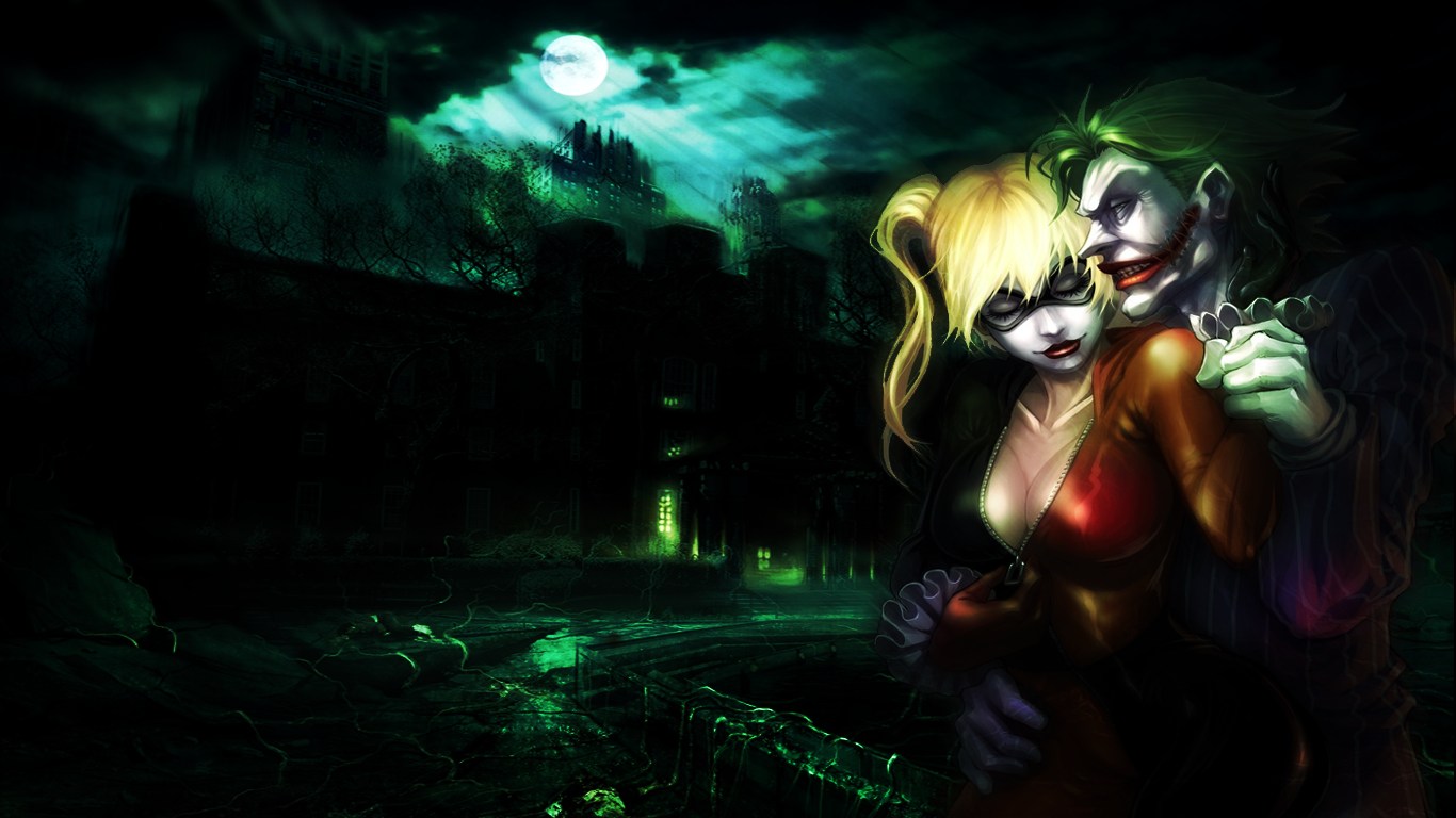 Harley - Joker And Harley Quinn Wallpaper Hd , HD Wallpaper & Backgrounds