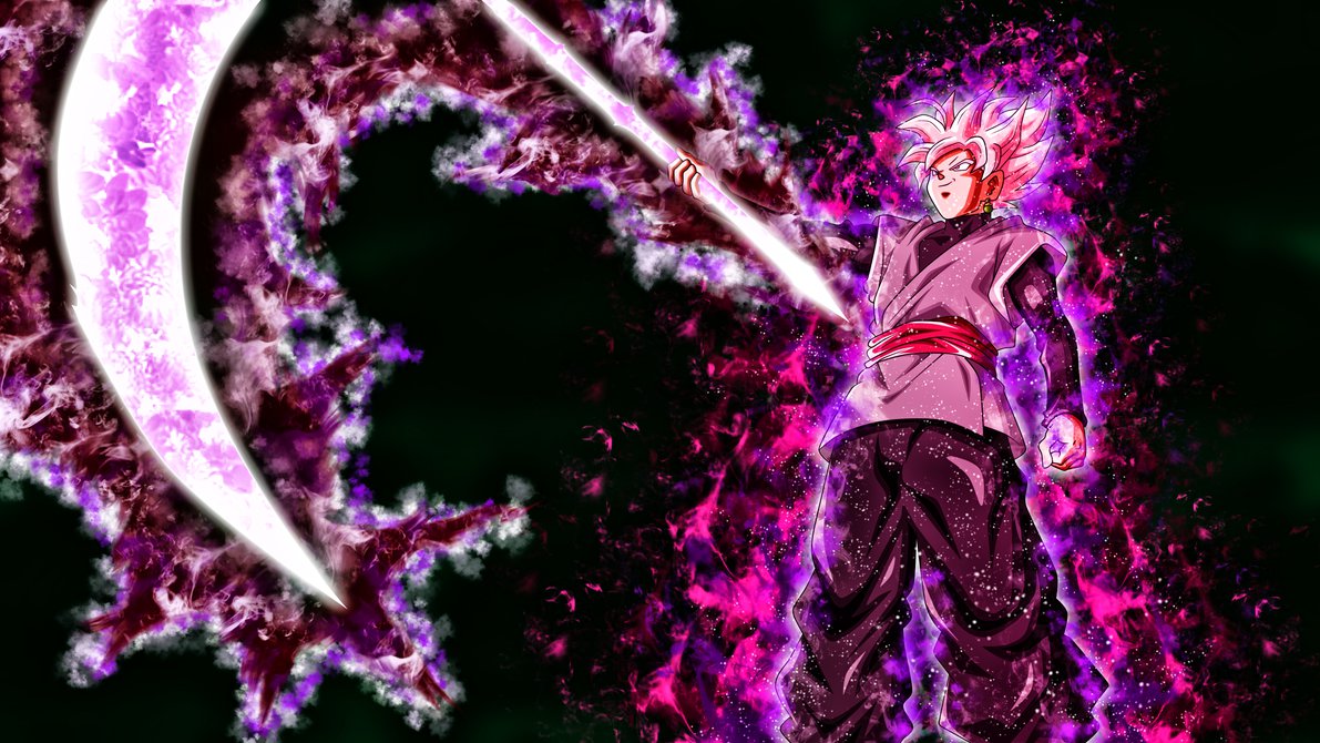 Goku Black Hd Wallpaper - Dragon Ball Super Goku Black Rose , HD Wallpaper & Backgrounds