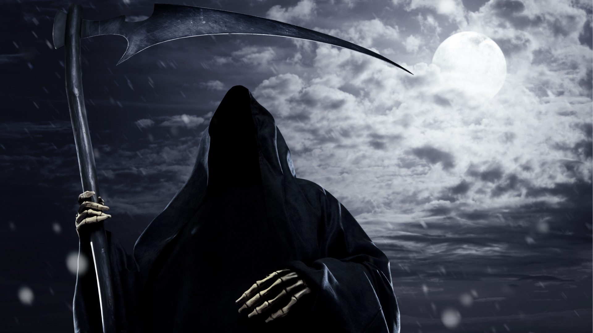 Faceless, Death, Scythe - Grim Reaper , HD Wallpaper & Backgrounds