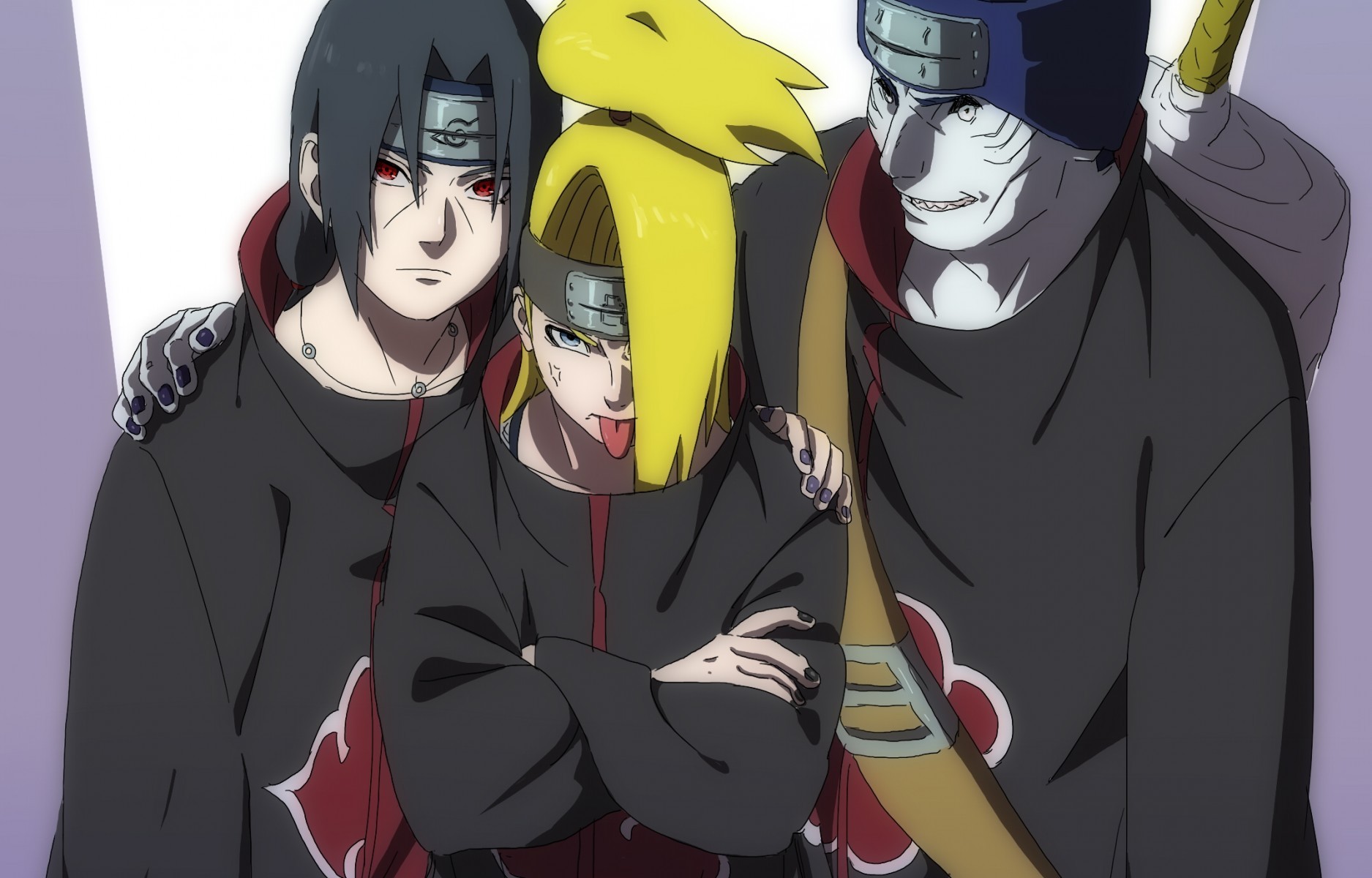 Naruto, Akatsuki, Deidara, Uchiha Itachi, Hoshigaki - Naruto Deidara , HD Wallpaper & Backgrounds