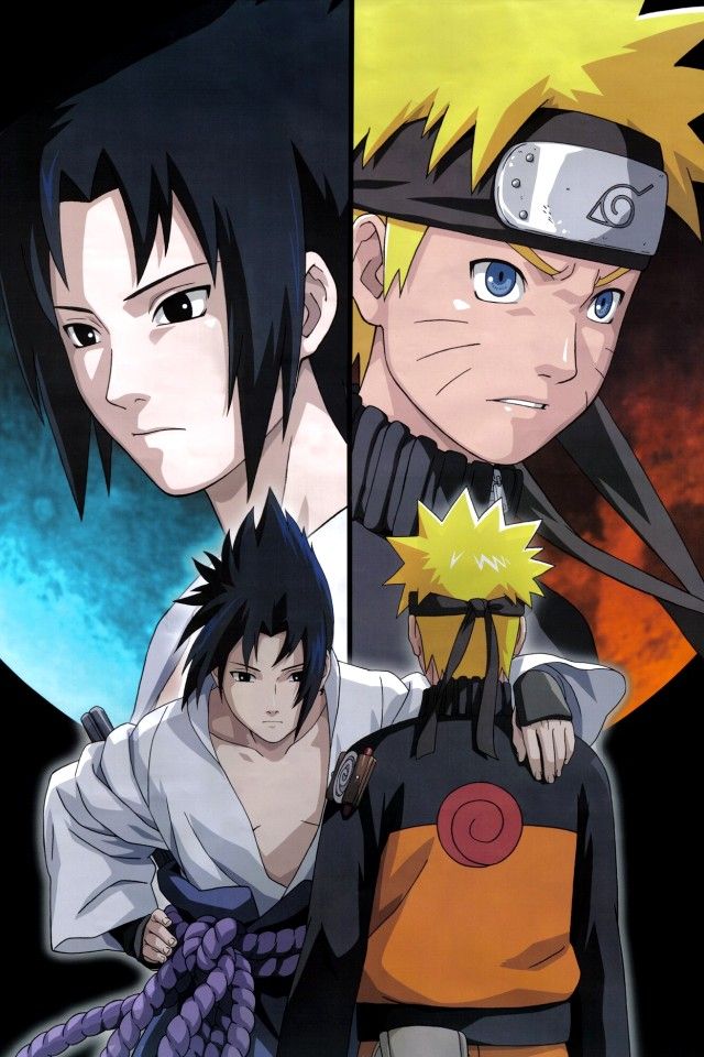 Naruto Rasengan Live Wallpaper - Naruto And Sasuke Portrait , HD Wallpaper & Backgrounds