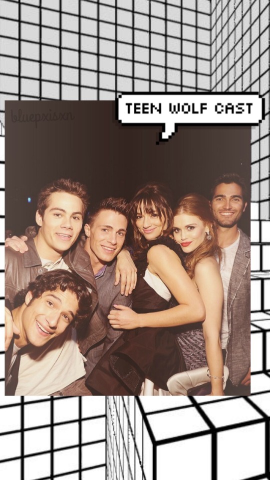 #lockscreen#iphone#teen Wolf#teen Wolf Cast#holland - Holland Roden Dylan O Brien , HD Wallpaper & Backgrounds