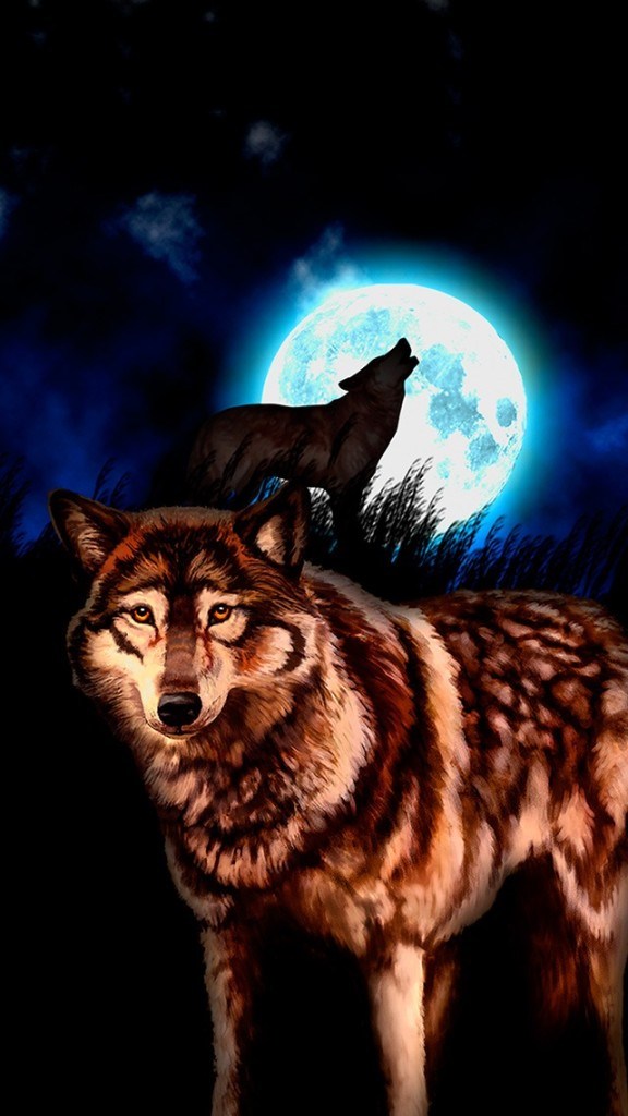 Teen Wolf Iphone Wallpaper Wallpapersafari - Neon Wolf Iphone , HD Wallpaper & Backgrounds