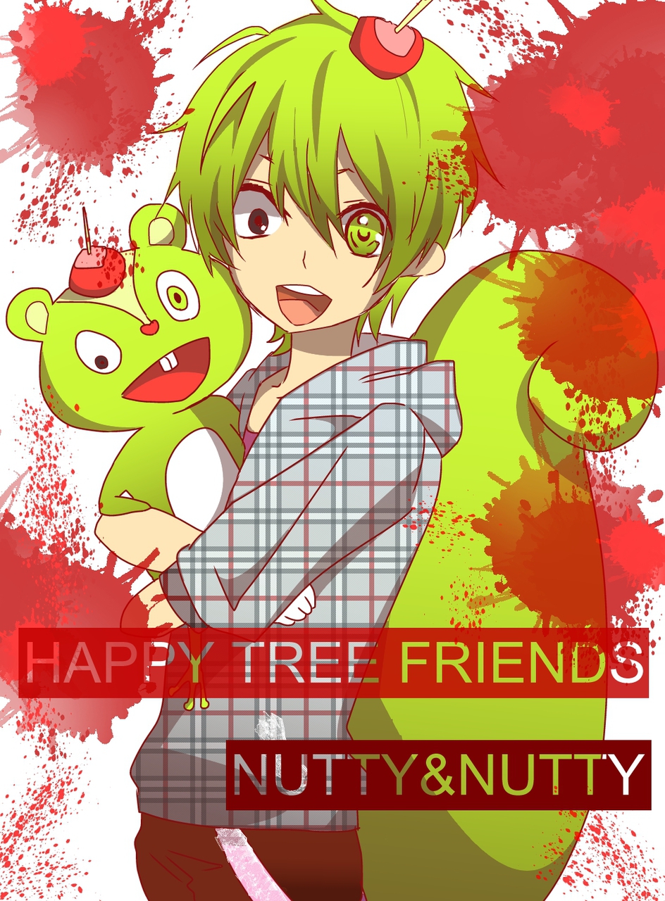 321 Images About Happy Tree Friends On We Heart It - Happy Tree Friends Nutty Human , HD Wallpaper & Backgrounds