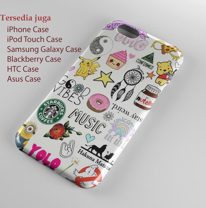 Jual Starbucks Tumblr And Emoji Wallpaper Hard Case - Wallpaper , HD Wallpaper & Backgrounds