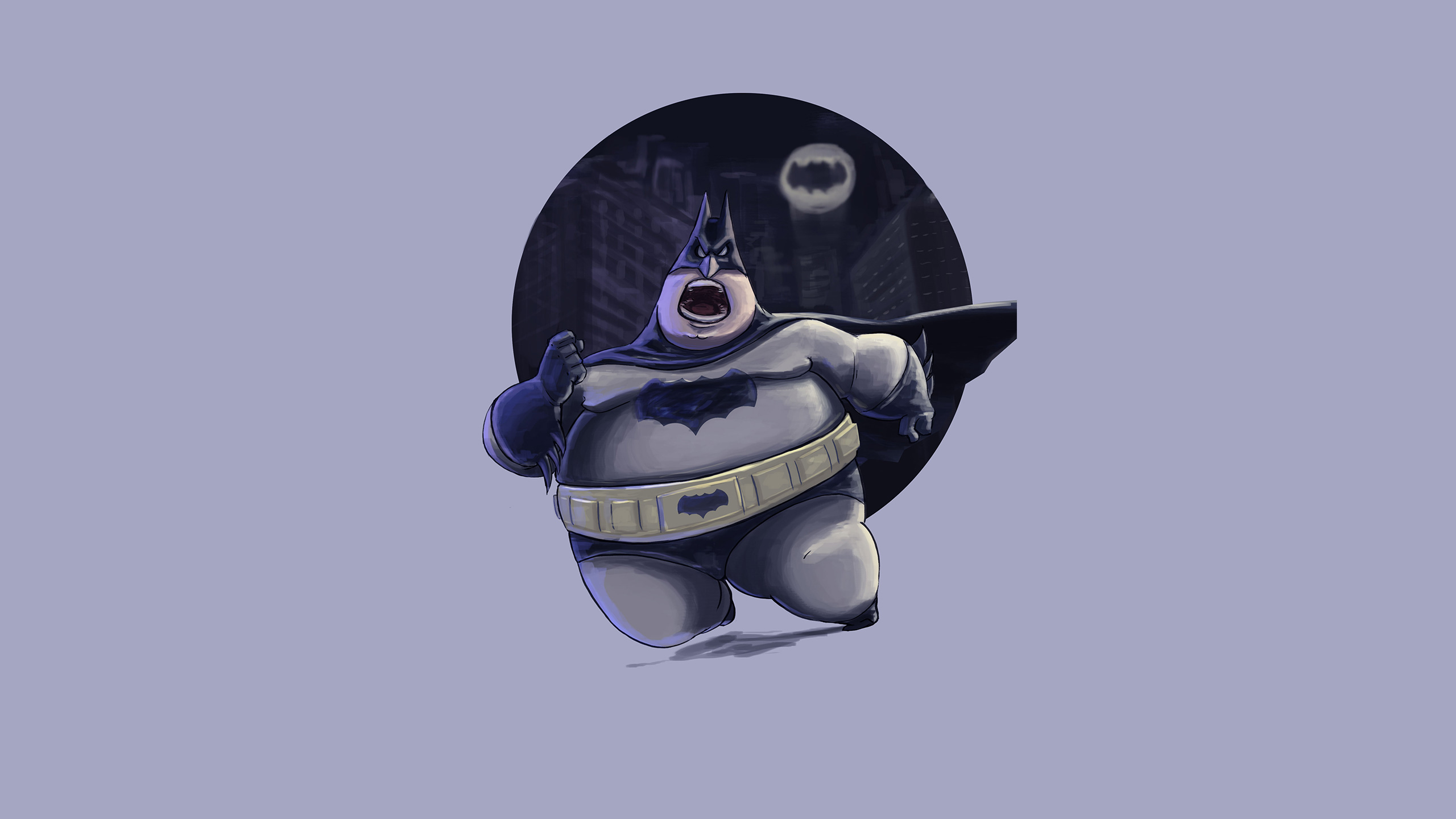 Fatty Funny Batman - Batman Funny , HD Wallpaper & Backgrounds