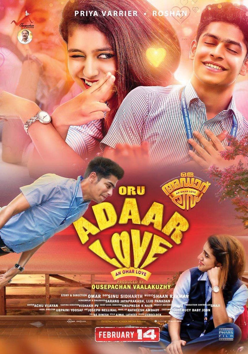 Oru Adaar Love - Oru Adaar Love Movie , HD Wallpaper & Backgrounds