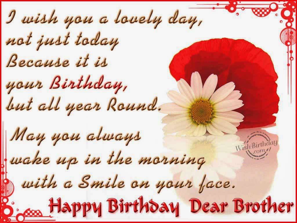 Happy Birthday Wishes For Brother Wife In English - Birthday Wishes For Brother In English , HD Wallpaper & Backgrounds