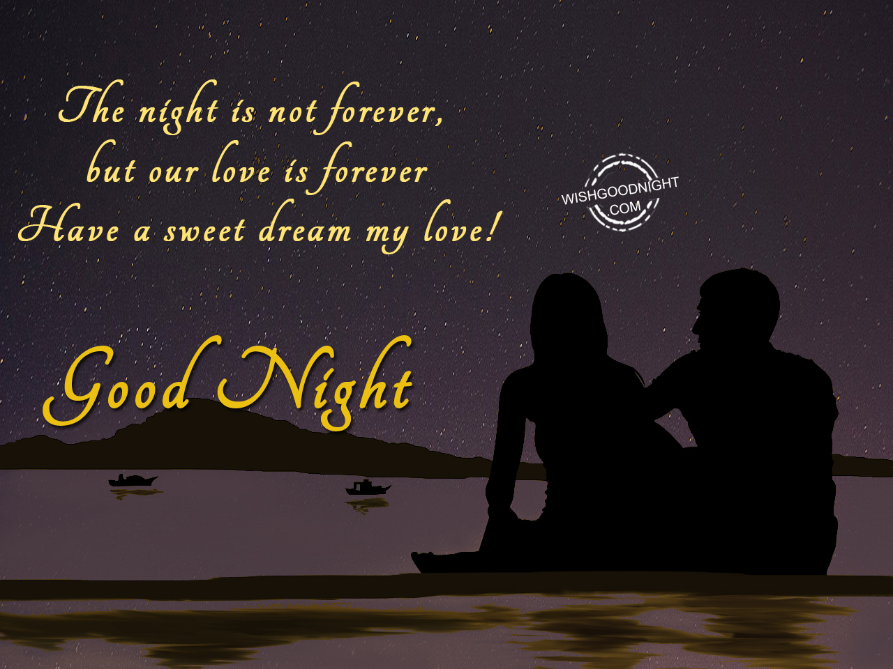 Our Love Is Forever - Gud Night To Husband , HD Wallpaper & Backgrounds