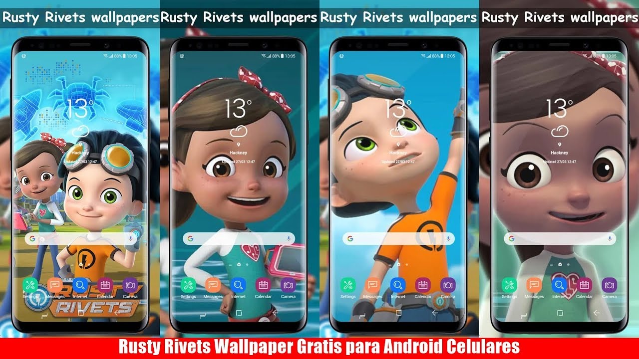 Rusty Rivets Fondos Wallpaper Hd Para Celulares Android - Cartoon , HD Wallpaper & Backgrounds
