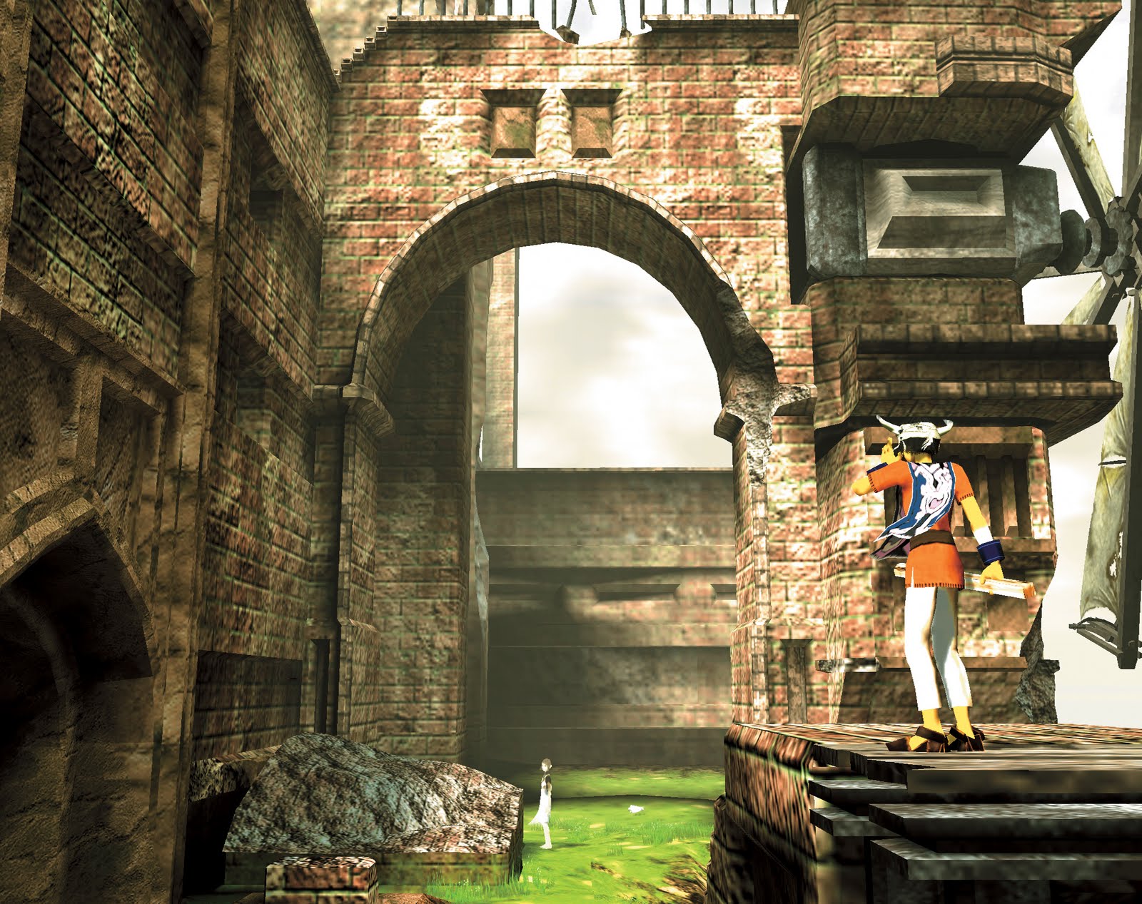 Ico Calling Yorda - Ico Ps2 , HD Wallpaper & Backgrounds