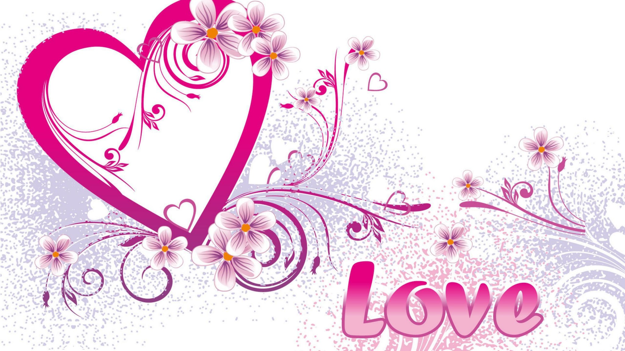 Love Heart With White Background - Beautiful Love Themes Download , HD Wallpaper & Backgrounds