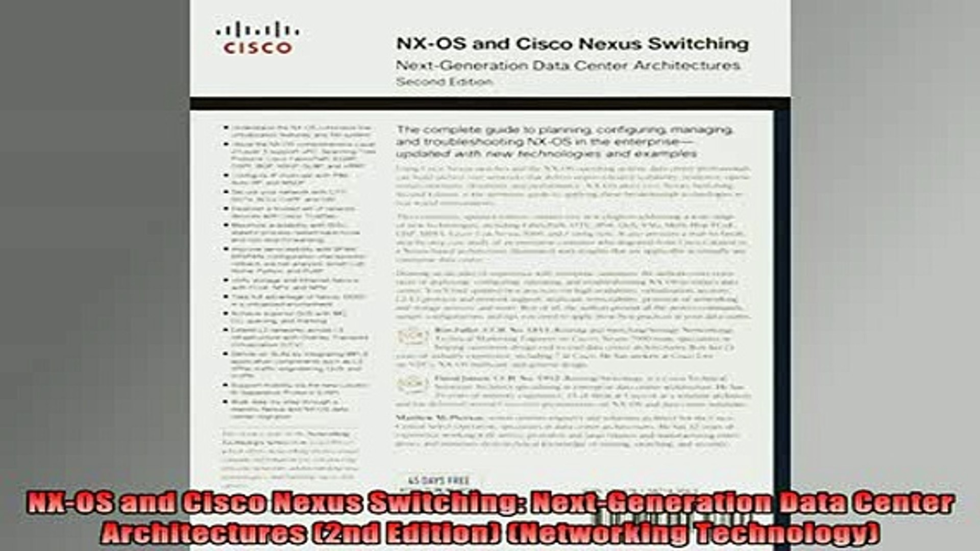 Read Free Full Ebook Download Nxos And Cisco Nexus - Ccna , HD Wallpaper & Backgrounds