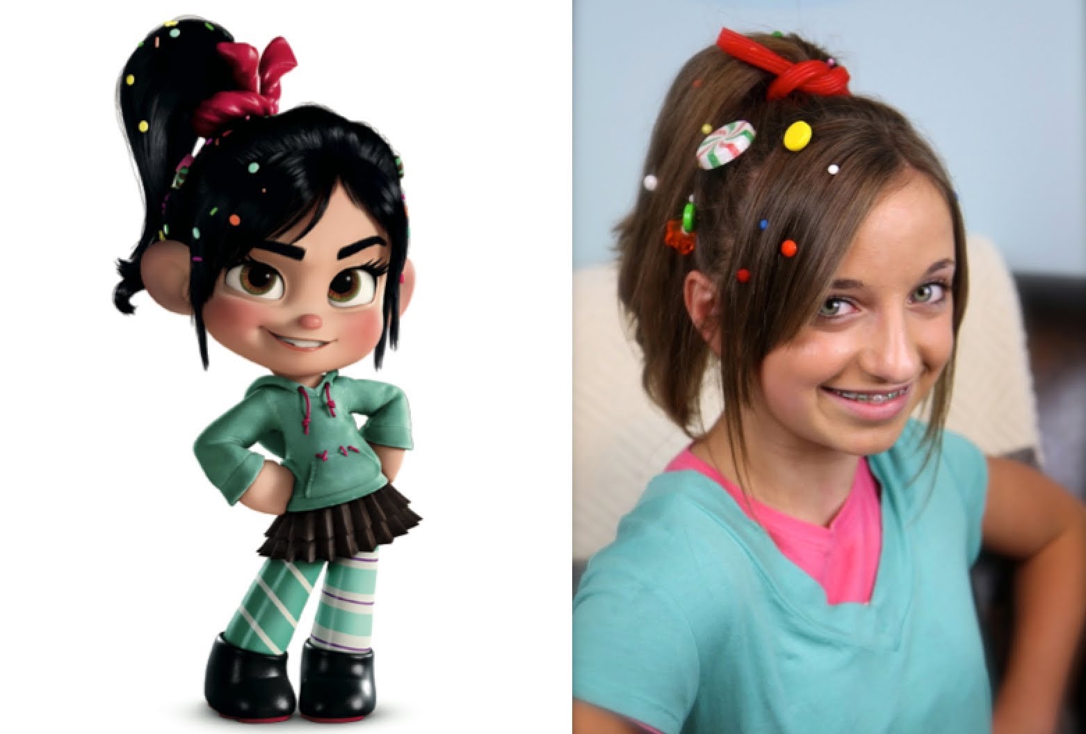 Wreck It Ralph Vanellope Cute Background - Vanellope Von Schweetz Legs , HD Wallpaper & Backgrounds