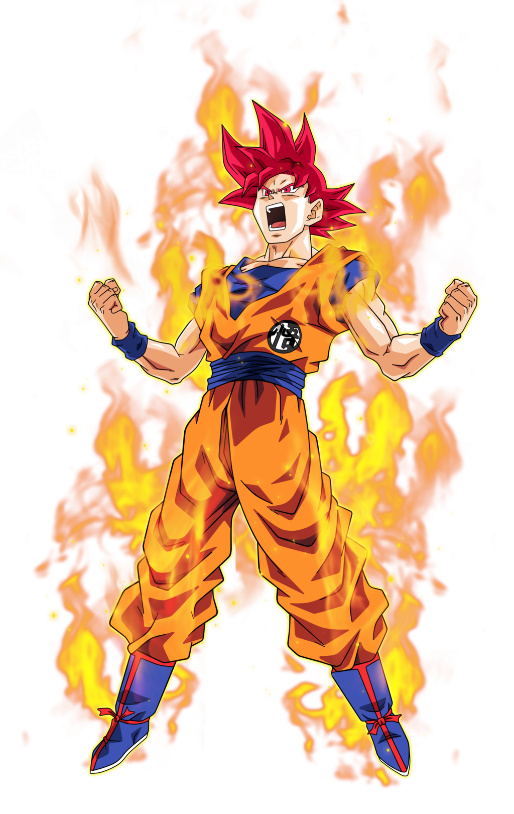 Goku Super Saiyan God Pics - Goku Super Saiyajin Dios , HD Wallpaper & Backgrounds