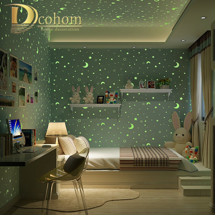 Modern Nursery Wallpaper Best Designs Ideas On Pinterest - Moon Themed Room , HD Wallpaper & Backgrounds