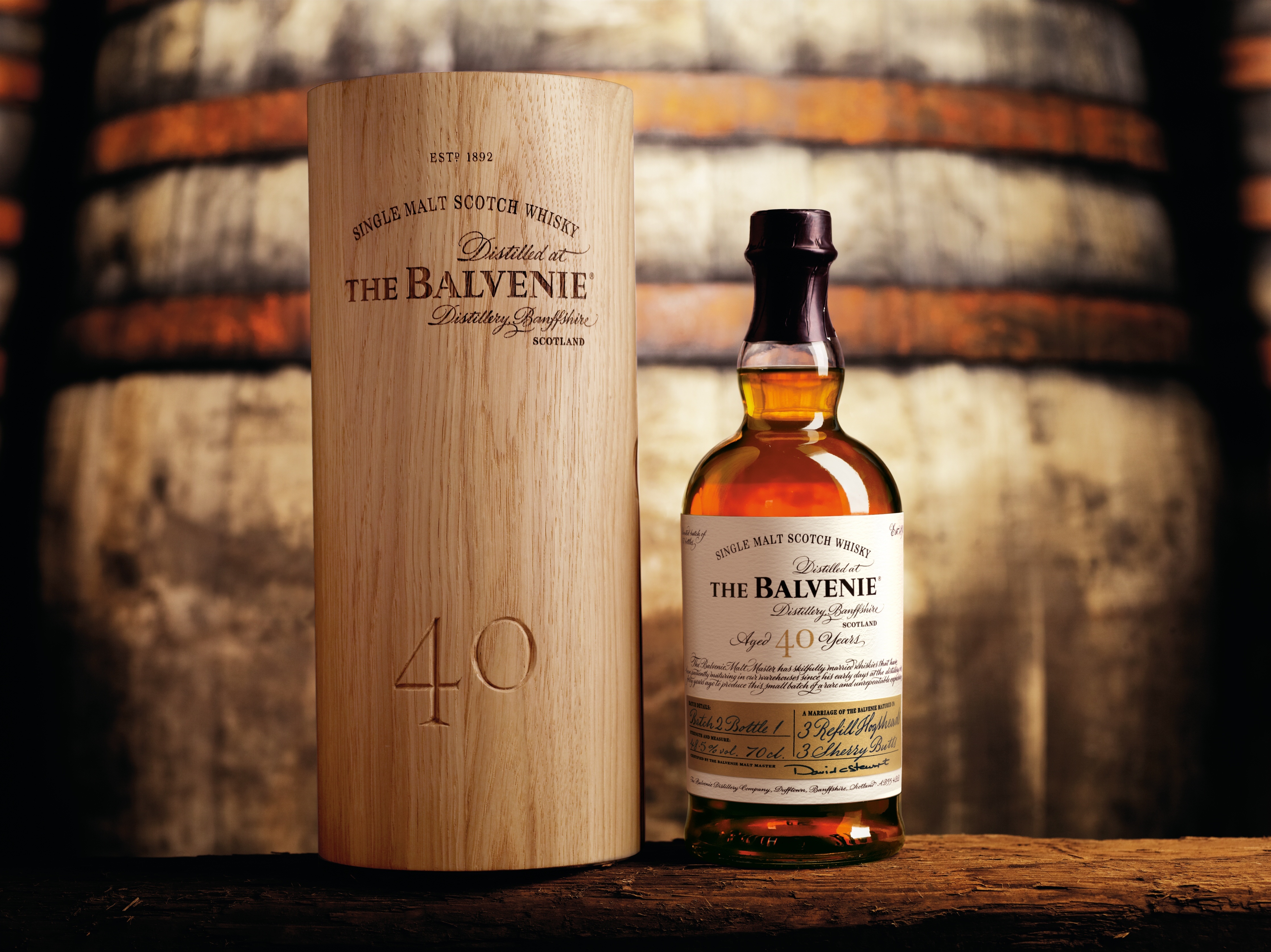 Whisky Wallpaper - Balvenie Scotch Single Malt 15 Year Single Barrel , HD Wallpaper & Backgrounds