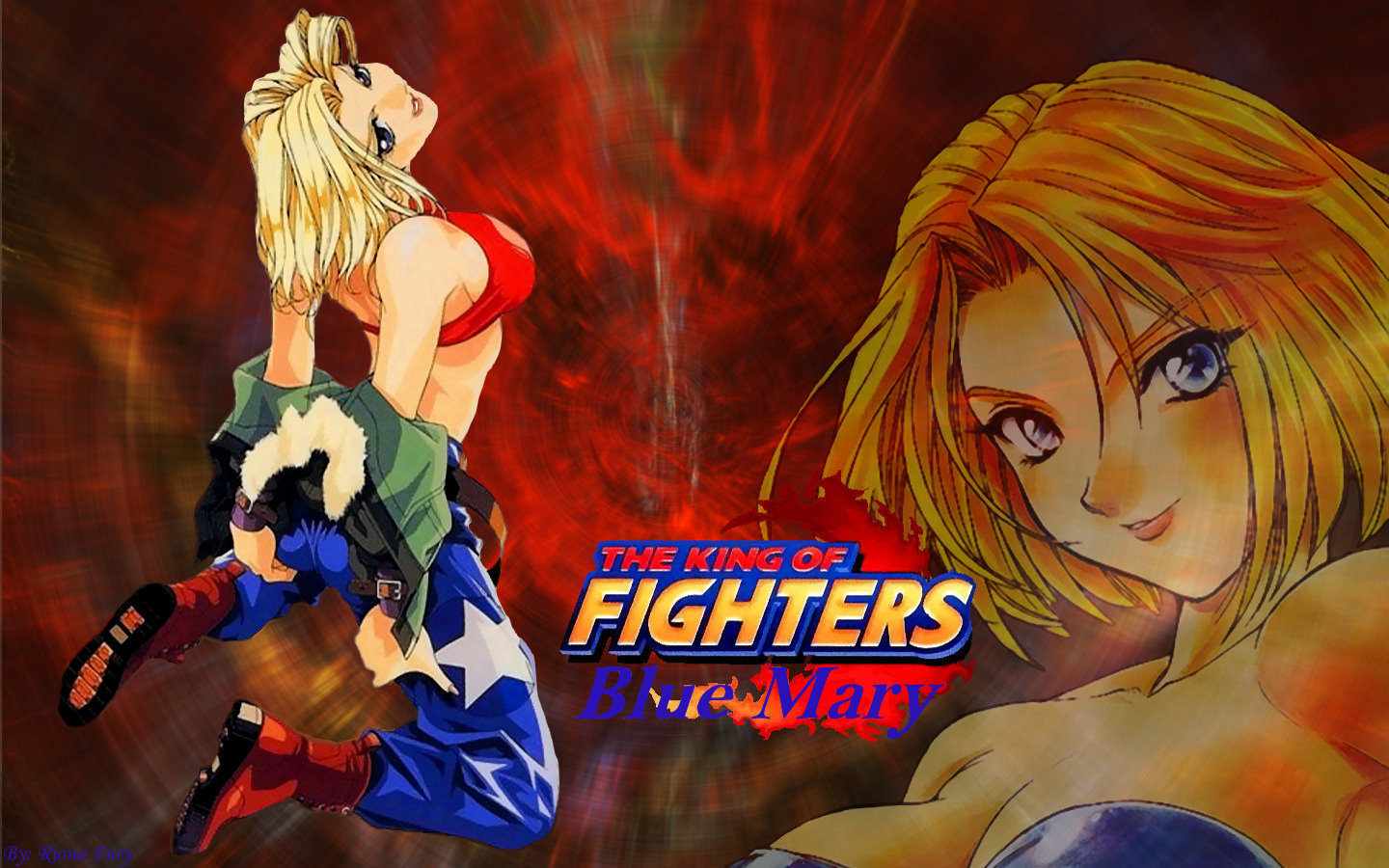 The King Of Fighters Images Kof Blue Mary Hd Wallpaper - Mary The King Of Fighter , HD Wallpaper & Backgrounds