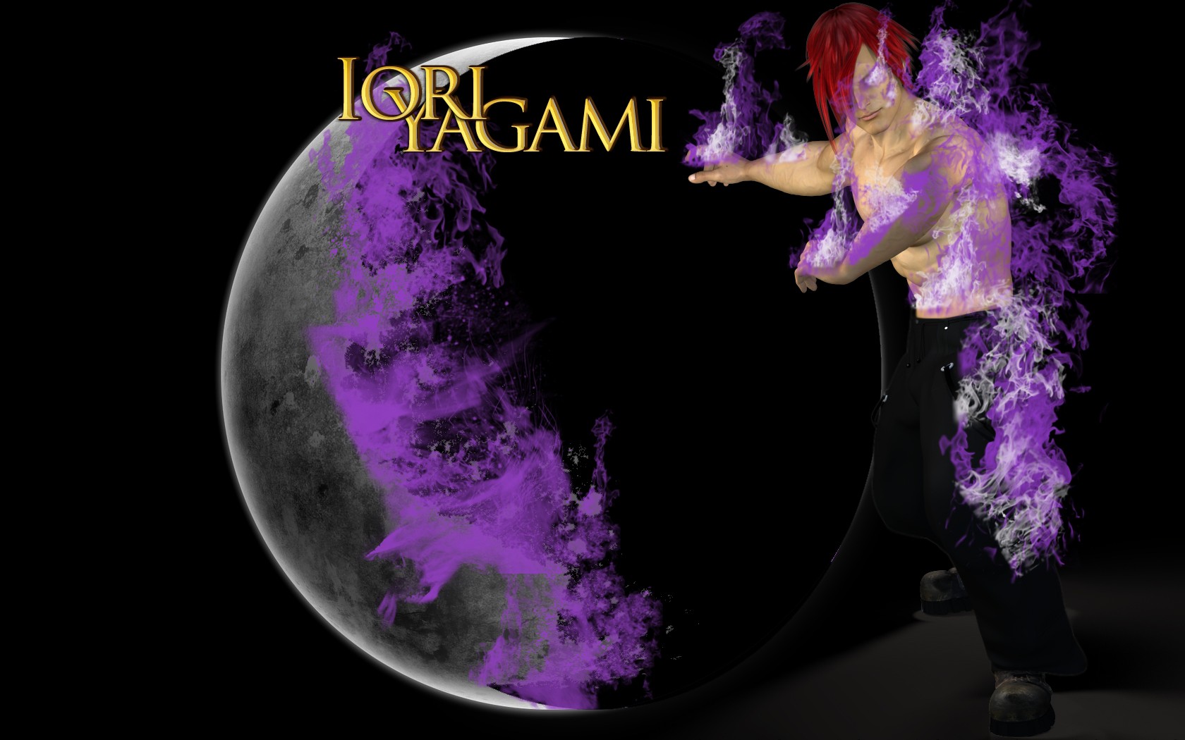 Iori Yagami - Moon Psd , HD Wallpaper & Backgrounds