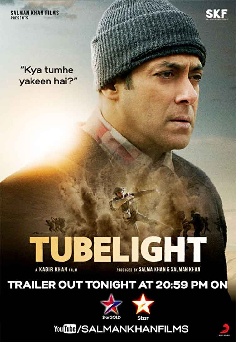 Salman Khan In Another Poster Of His Period Drama Tubelight - Tubelight Movie Poster , HD Wallpaper & Backgrounds