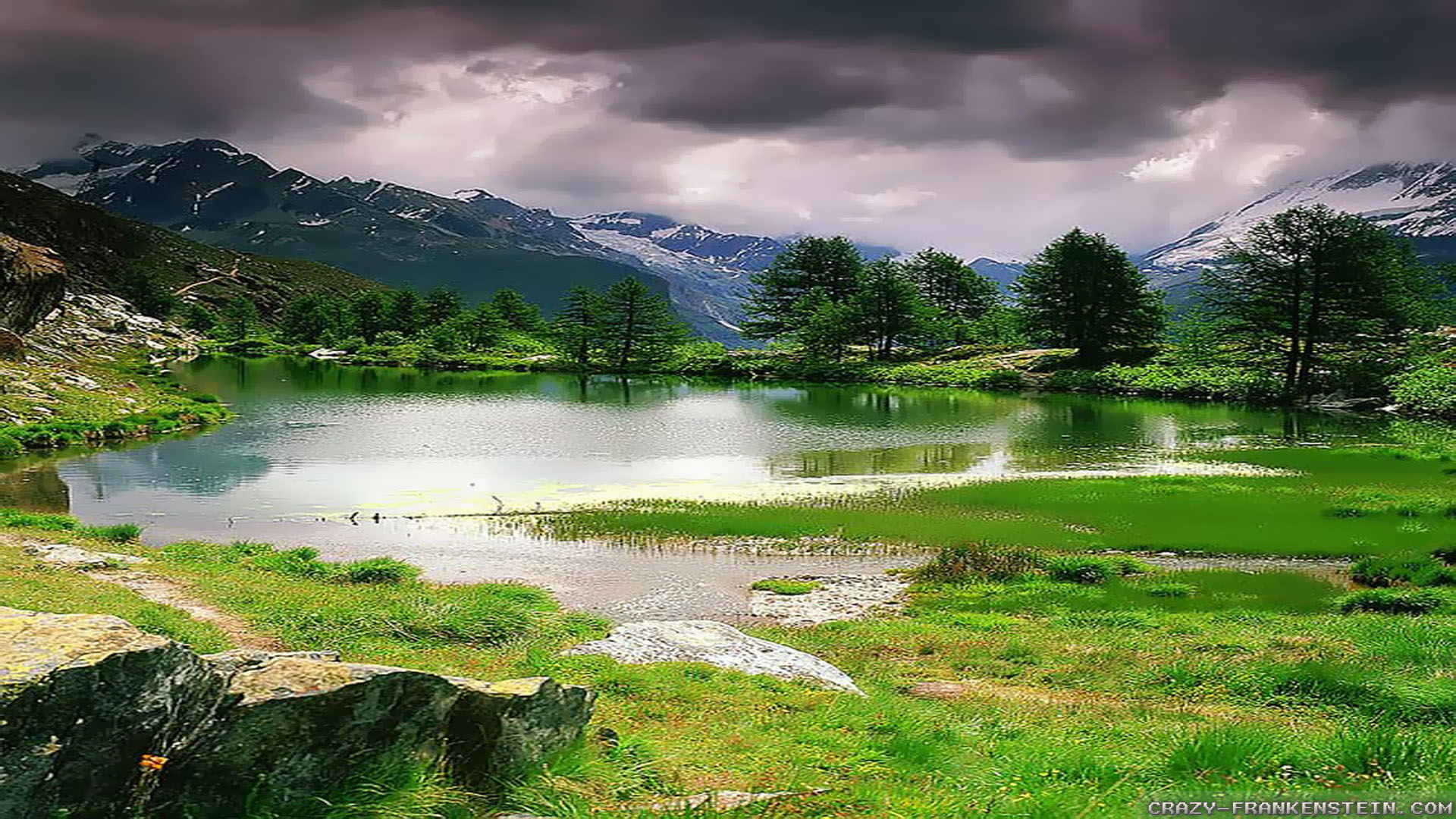 Rainy Spring Day Background , HD Wallpaper & Backgrounds