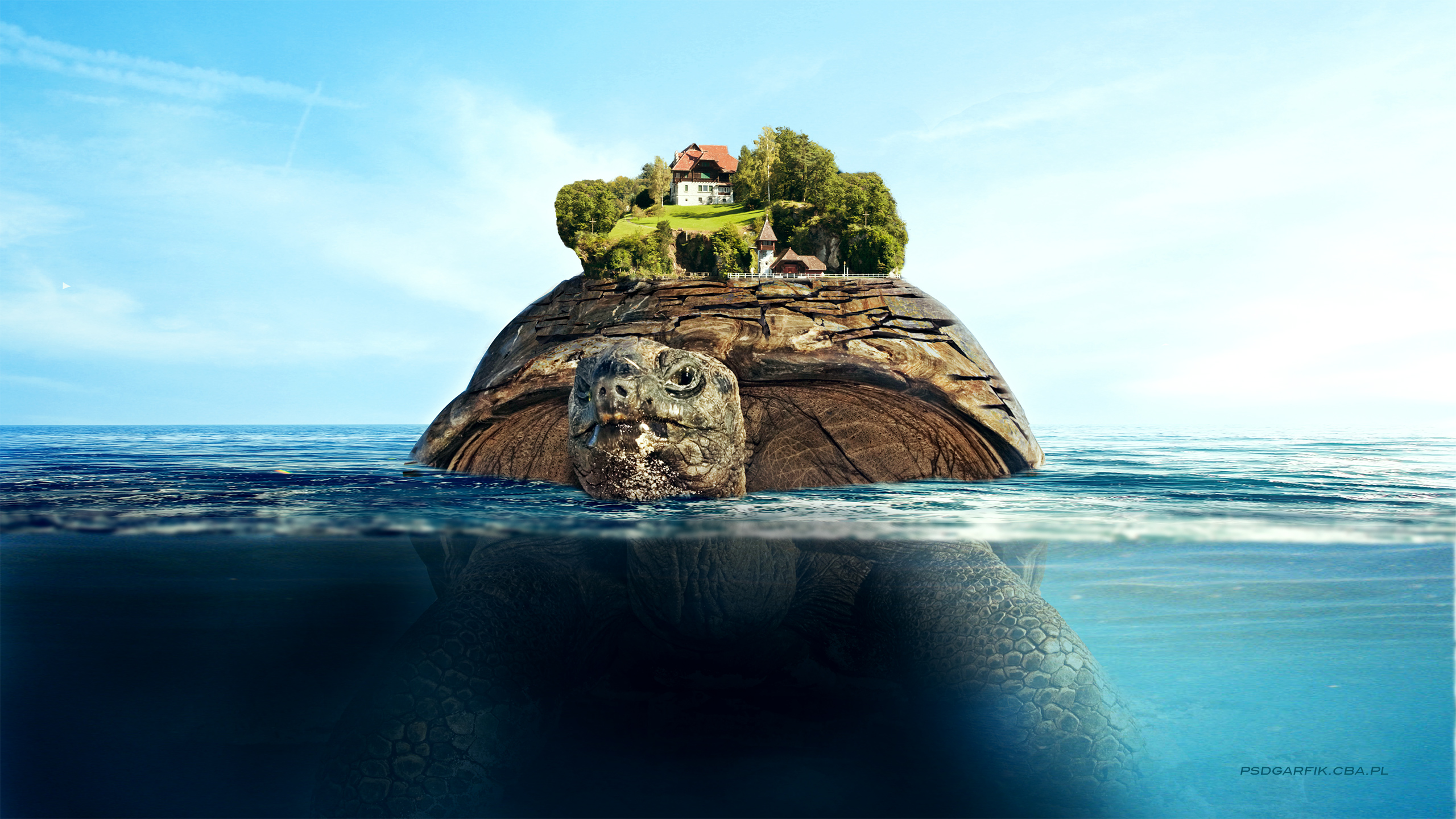 Floating Island Wallaper Hd , HD Wallpaper & Backgrounds