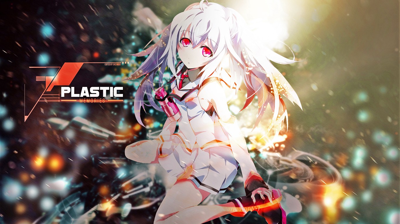 Anime Plastic Memories Isla Wallpaper And Background - Anime Wallpaper Plastic Memories , HD Wallpaper & Backgrounds