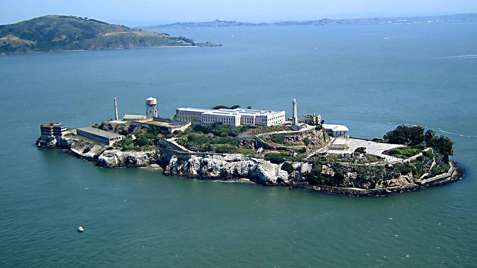 Alcatraz Island In San Francisco California Us Points - Alcatraz Hd , HD Wallpaper & Backgrounds