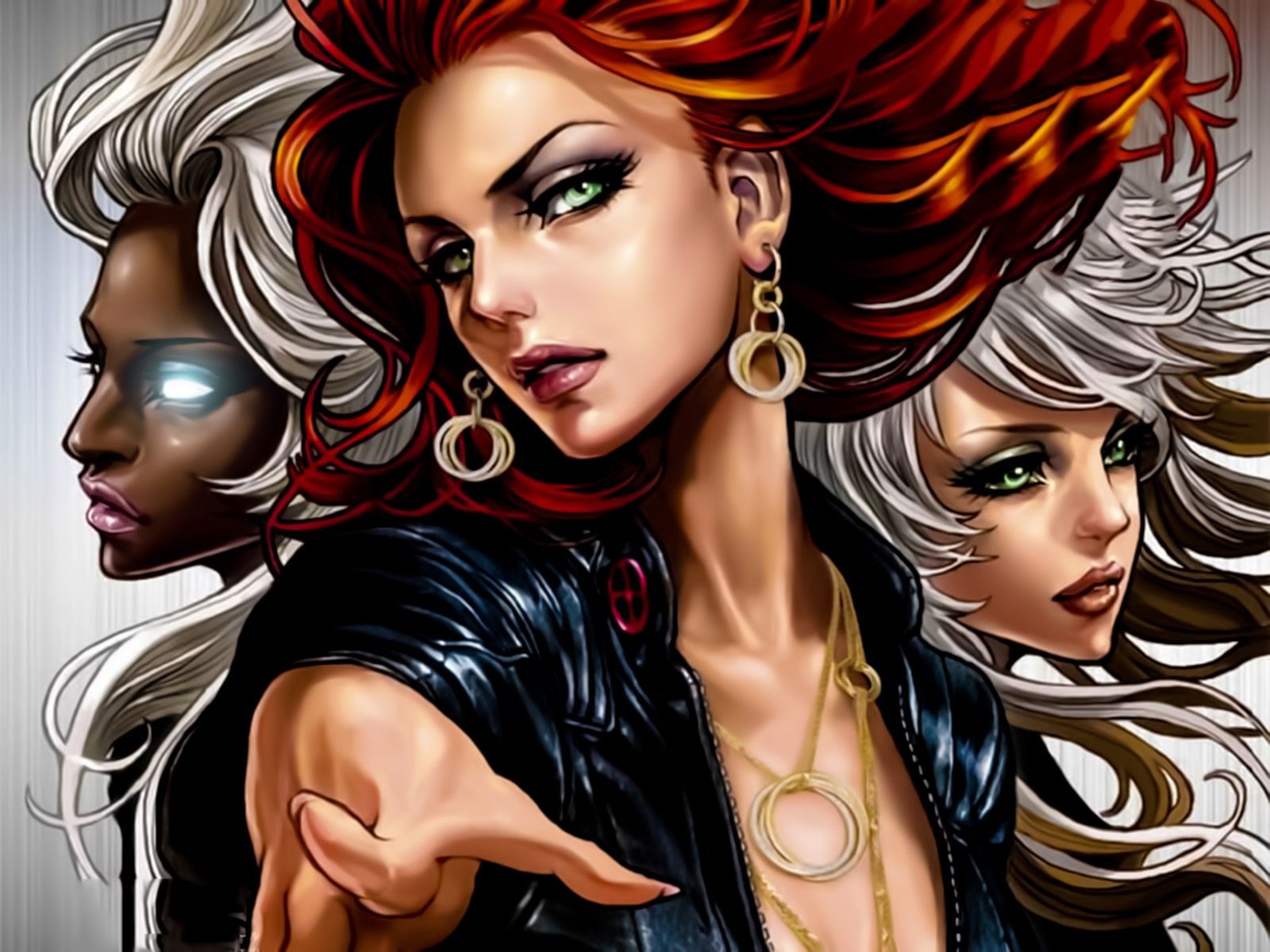 Wallpaper Comics - Jean Grey X Storm , HD Wallpaper & Backgrounds