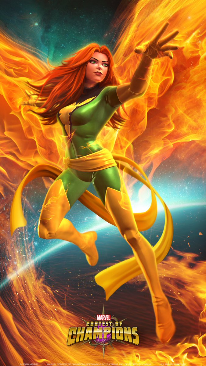 Marvelchampions On Twitter - Marvel Contest Of Champions Phoenix , HD Wallpaper & Backgrounds
