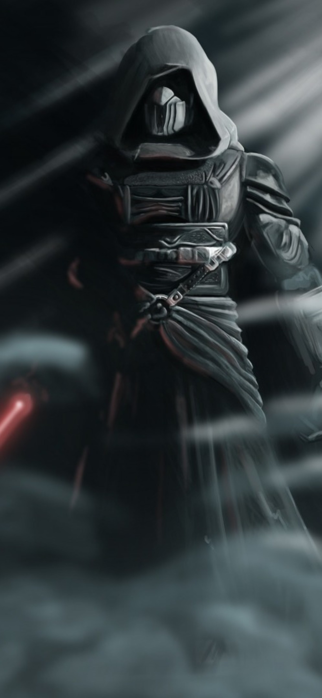 Darth Revan Star Wars With Lightsaber - High Resolution Darth Vader , HD Wallpaper & Backgrounds