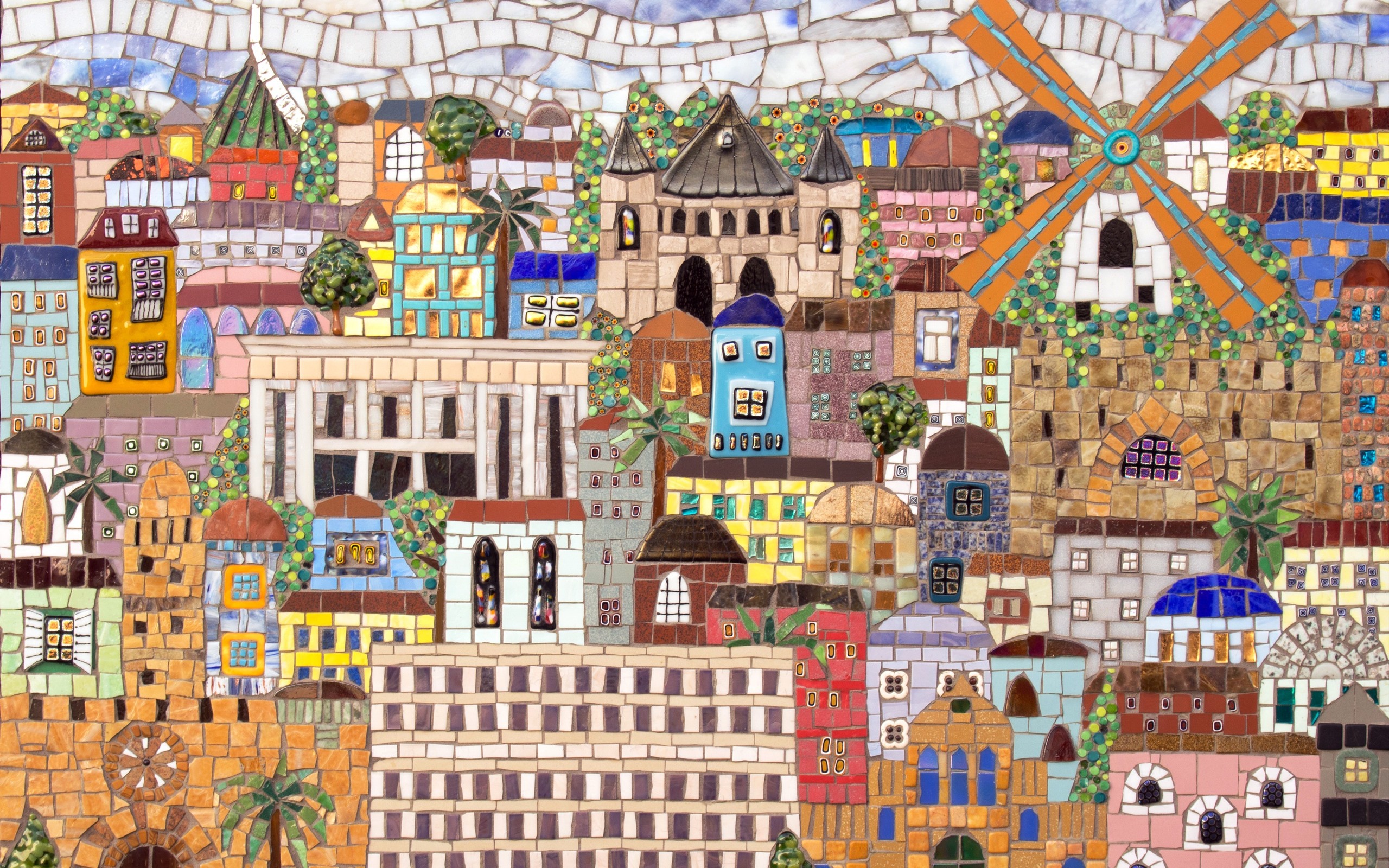 Download This Wallpaper - Jerusalem Mosaic , HD Wallpaper & Backgrounds