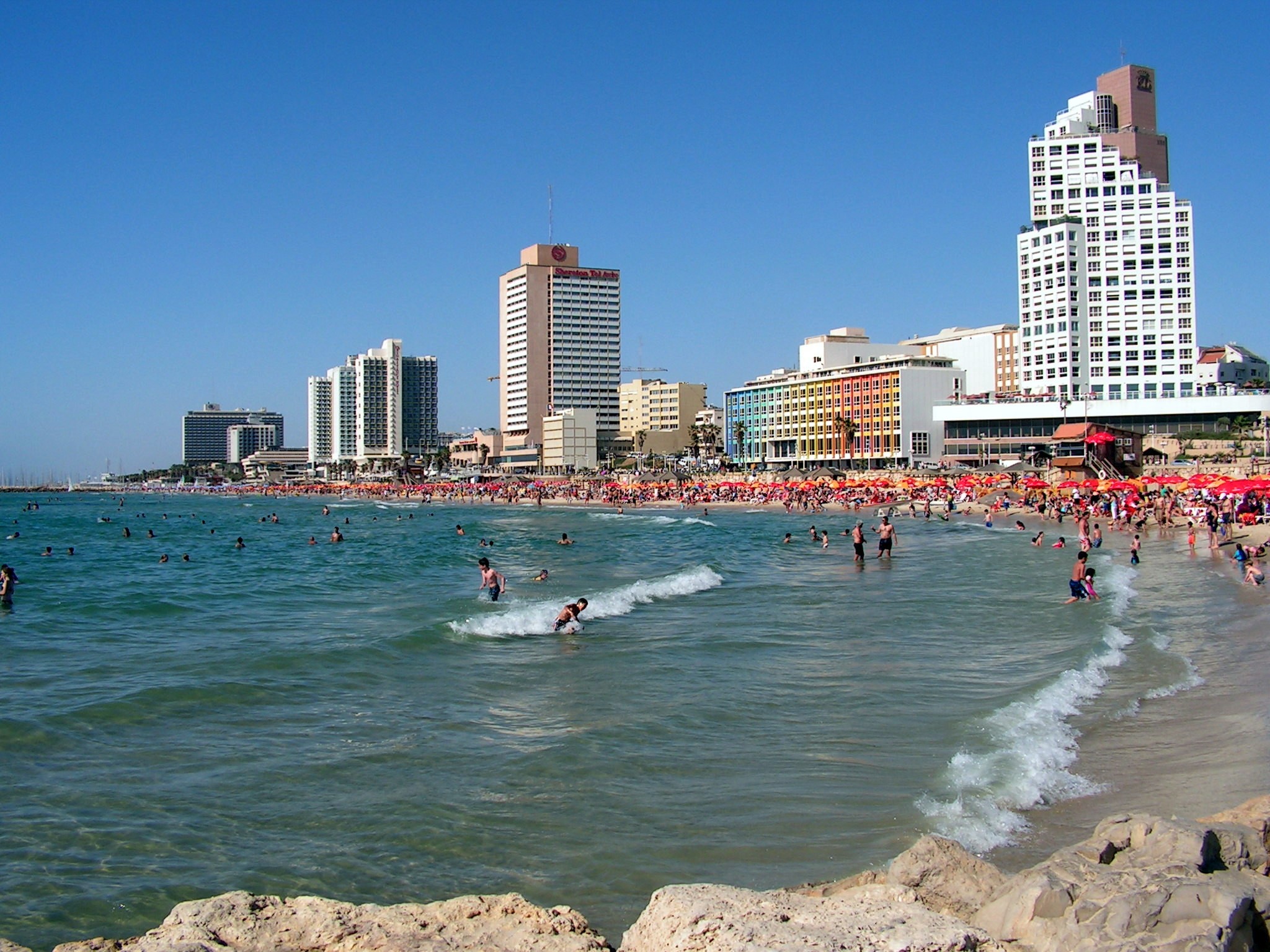 21 Fresh Tel Aviv Israel Beach Wallpapers » Tel Aviv - Tel Aviv Promenade , HD Wallpaper & Backgrounds