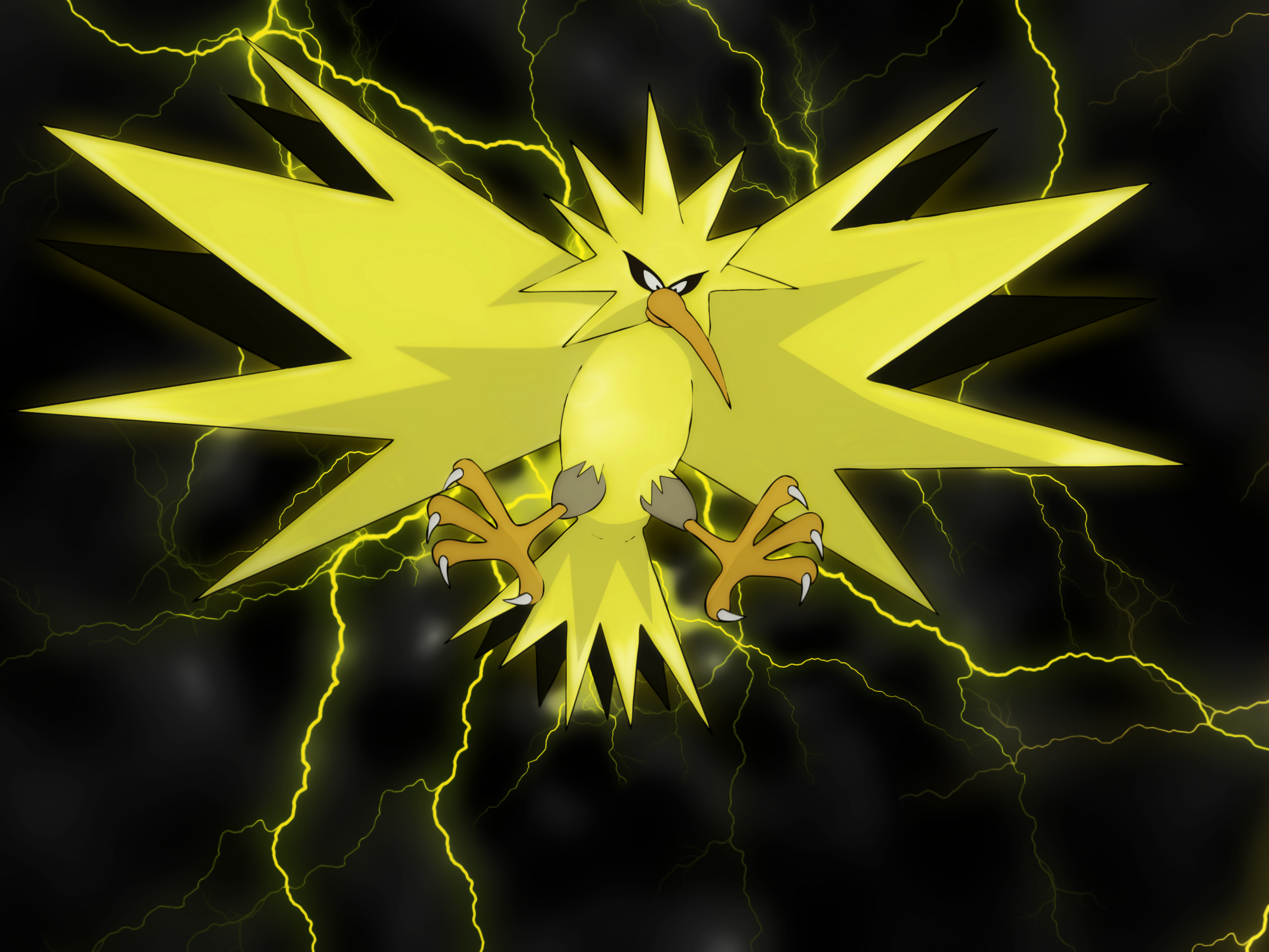 Покемон Обои Possibly With A Texas Star, A Canada Lily, - Zap Does The Pokémon , HD Wallpaper & Backgrounds