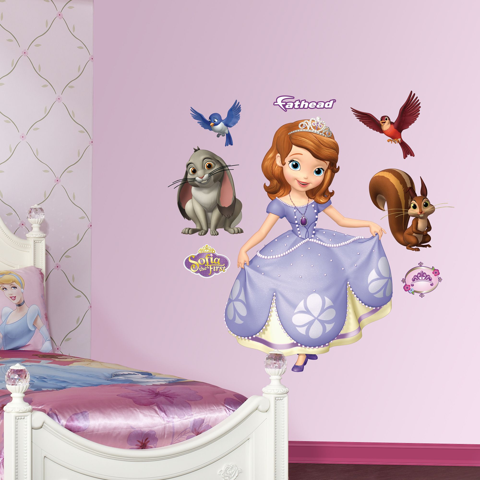 Fathead Wallpaper Of Sofia The First For Mijitas Room - Wall Decals Sofia The First , HD Wallpaper & Backgrounds